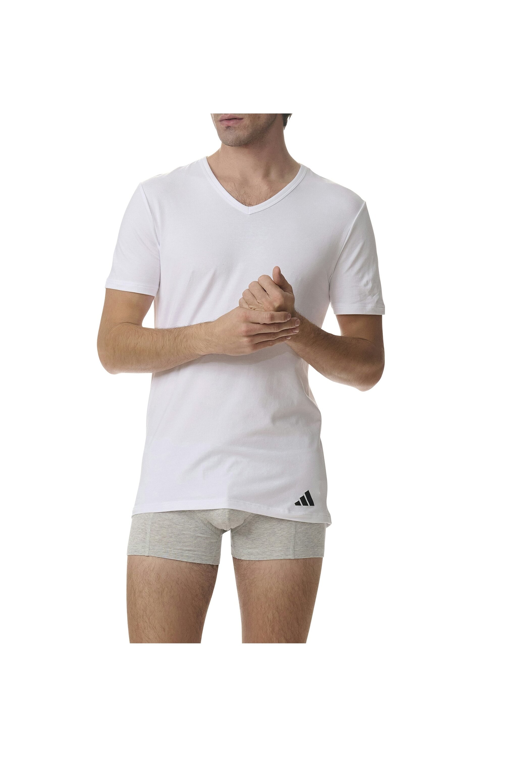adidas Originals T-Shirt »T-Shirt V-Neck Shirt Active Flex Cotton 2er Pack«