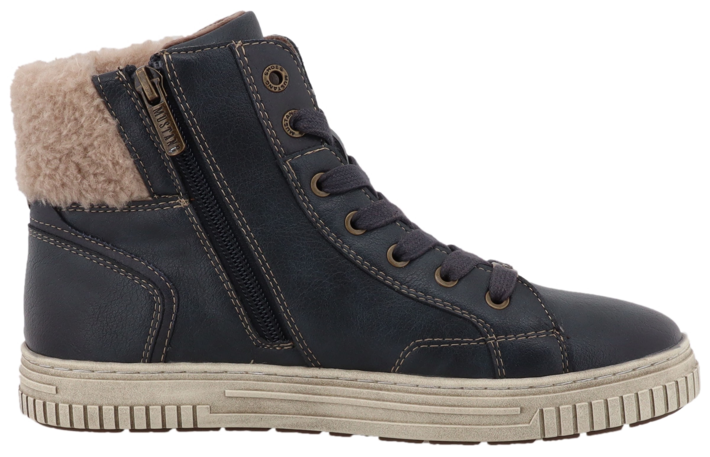 Mustang Shoes Winterboots »Janique«  High Top Sneaker, Winterboots mit Warmfutter