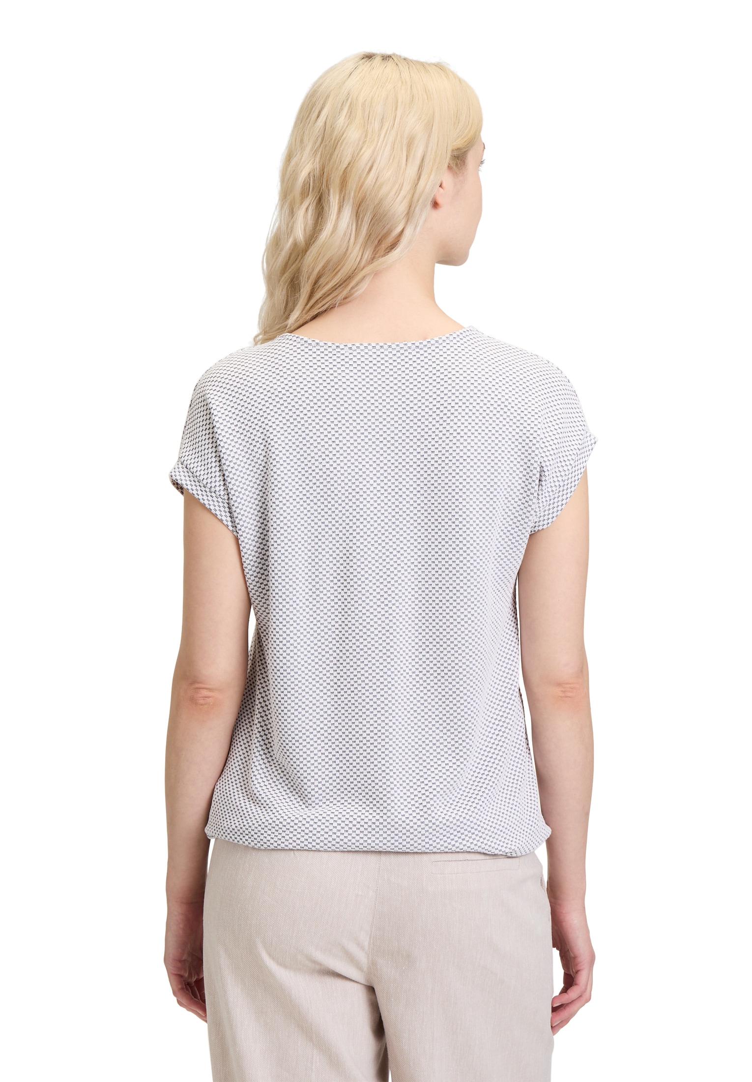 Betty&Co Kurzarmshirt »Strukturshirt mit Gummizug«