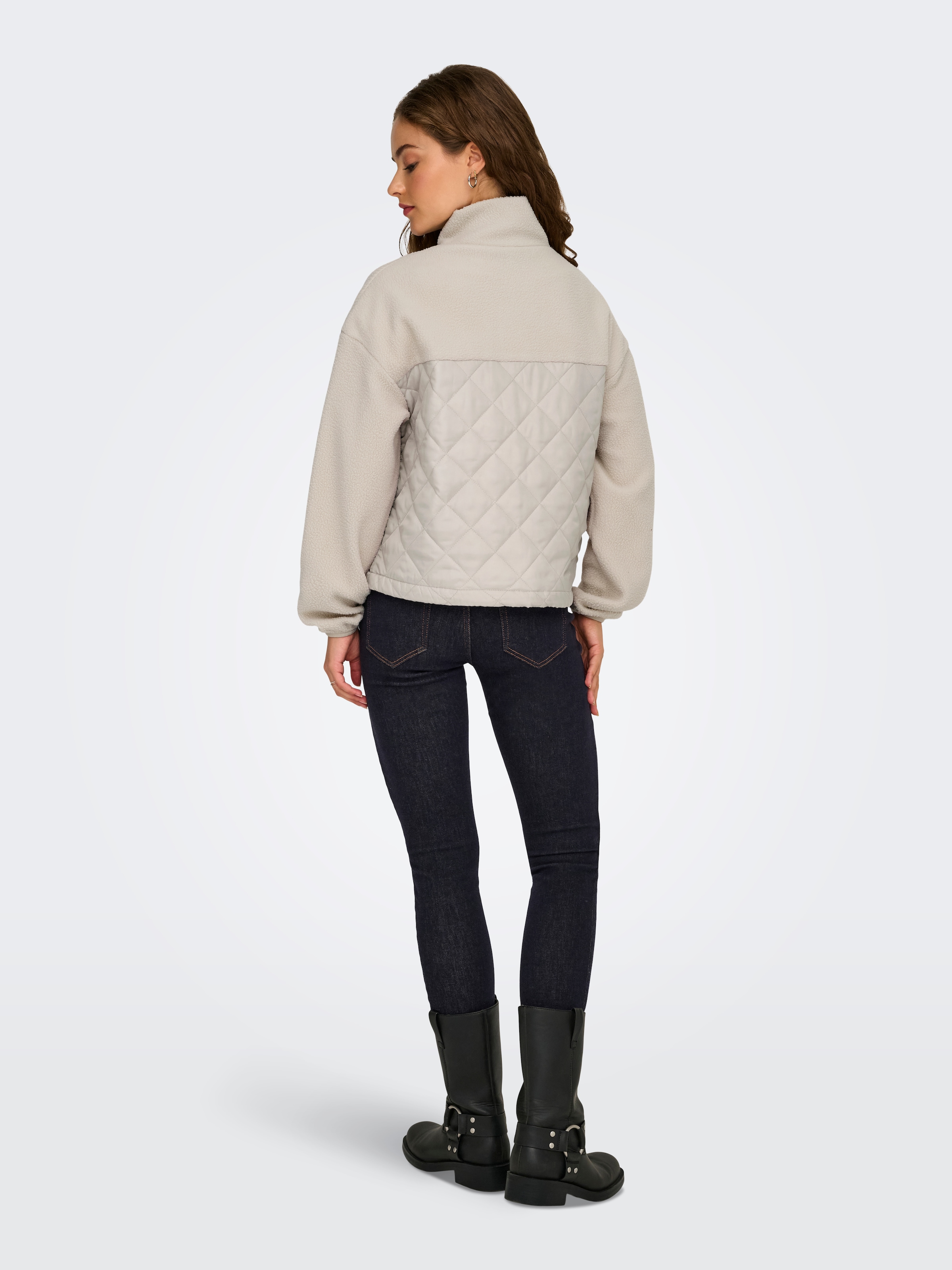 ONLY Plüschjacke »ONLLINDSEY TEDDY MIX JACKET CS OTW«, ohne Kapuze
