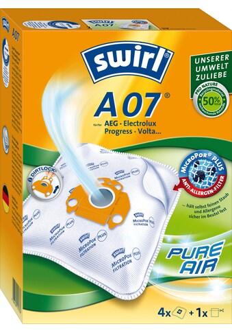 Swirl Staubsaugerbeutel »A 07 für AEG«, (Packung), 4er- Pack kaufen