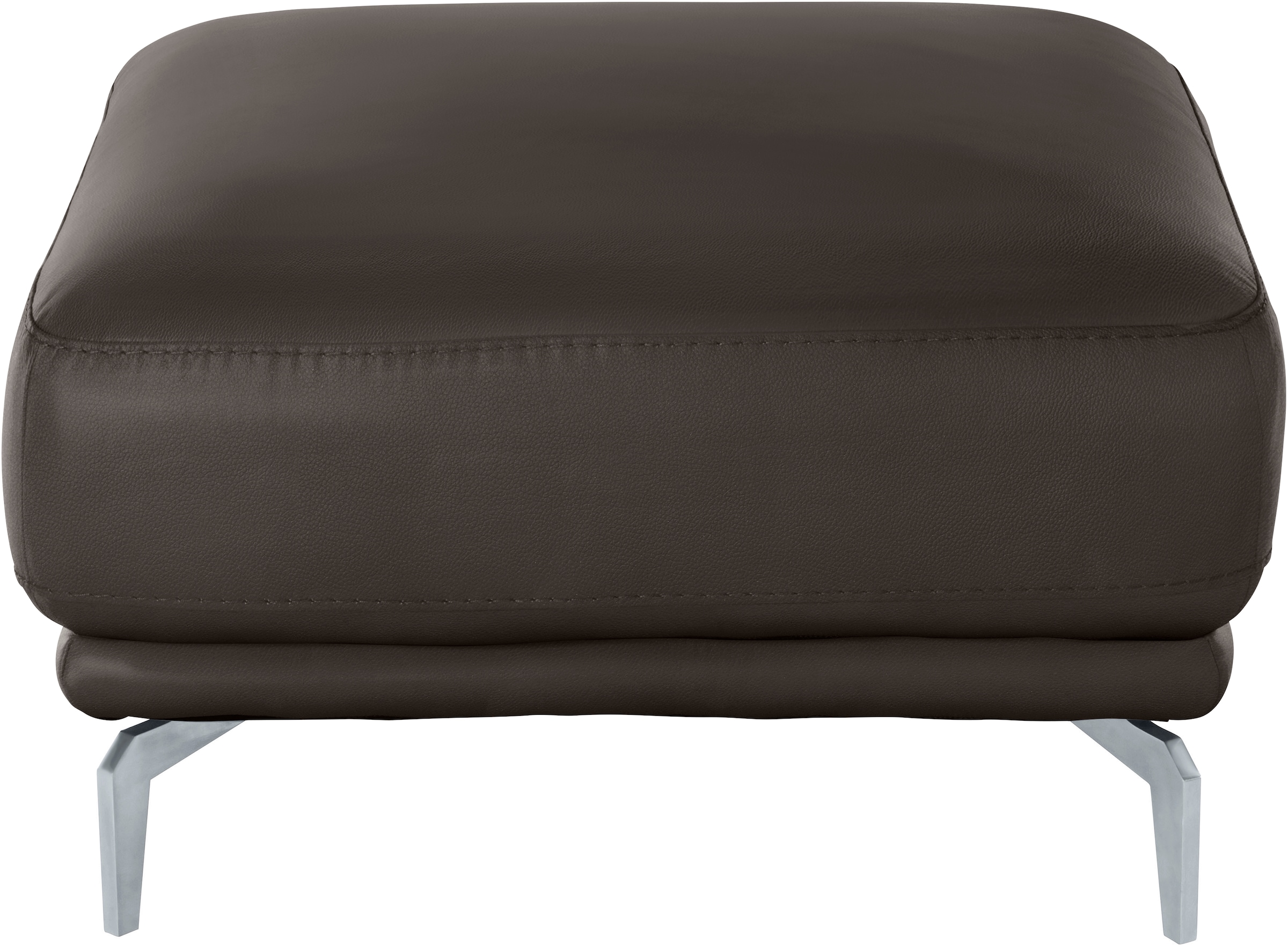 W.SCHILLIG Hocker »montanaa« mit Metallfüßen in Silber matt, Breite 71 cm