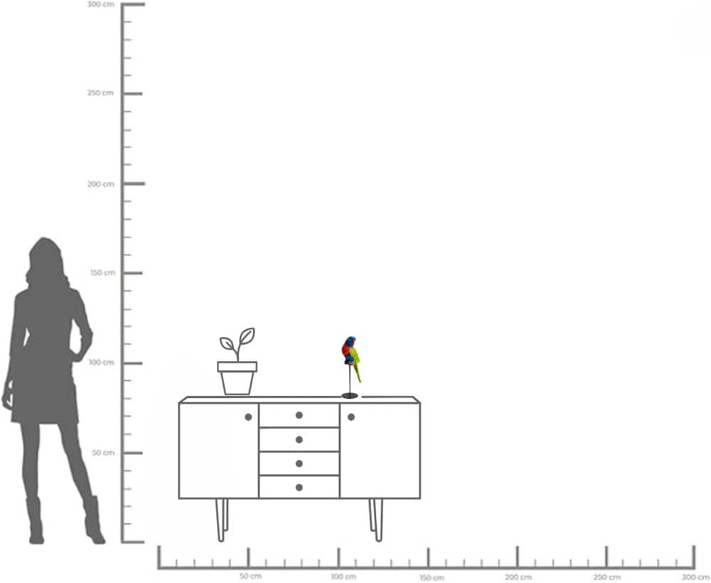 Kare Design Dekofigur »Parrot Grün 36cm«