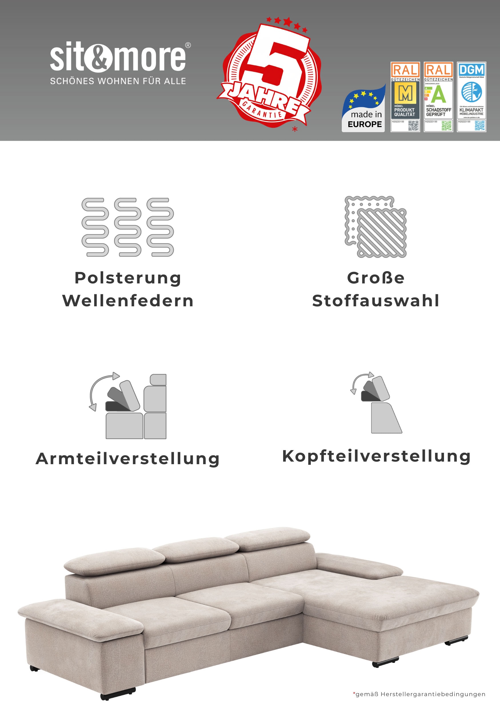 sit&more Polsterhocker »Alcudia«