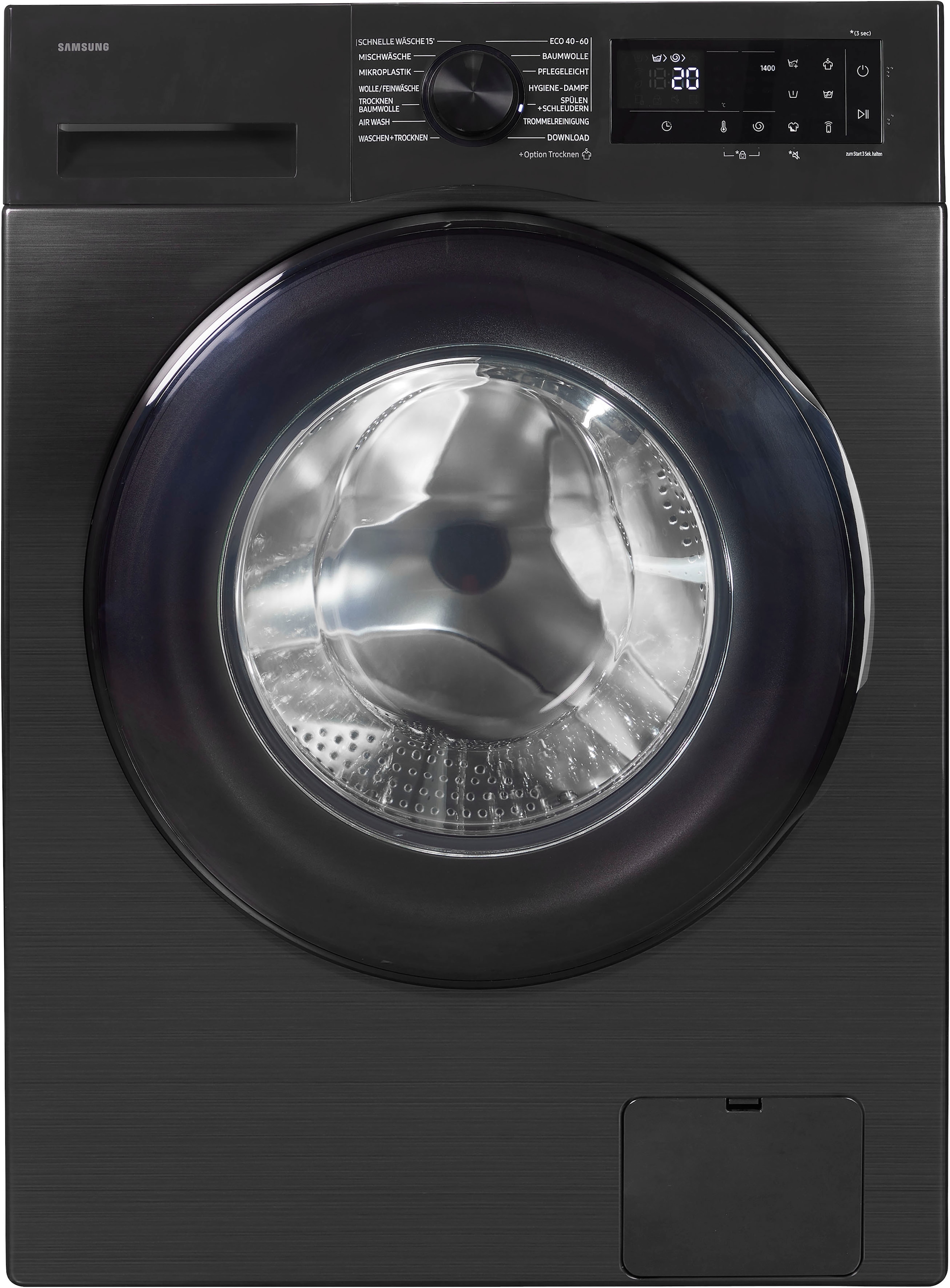 Samsung Waschtrockner »WD9EDG5B15BBEG«, WD5000D, Hygiene - Dampfprogramm