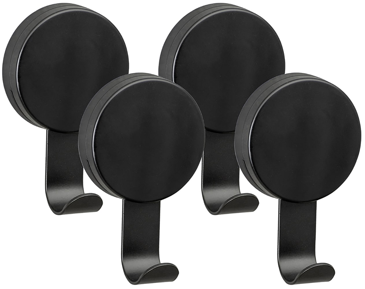 Wenko Wandhaken »Static-Loc Plus Modell Pavia« für Bad in schwarz, Größe B/H/L: 6 cm x 10 cm x 3,5 cm