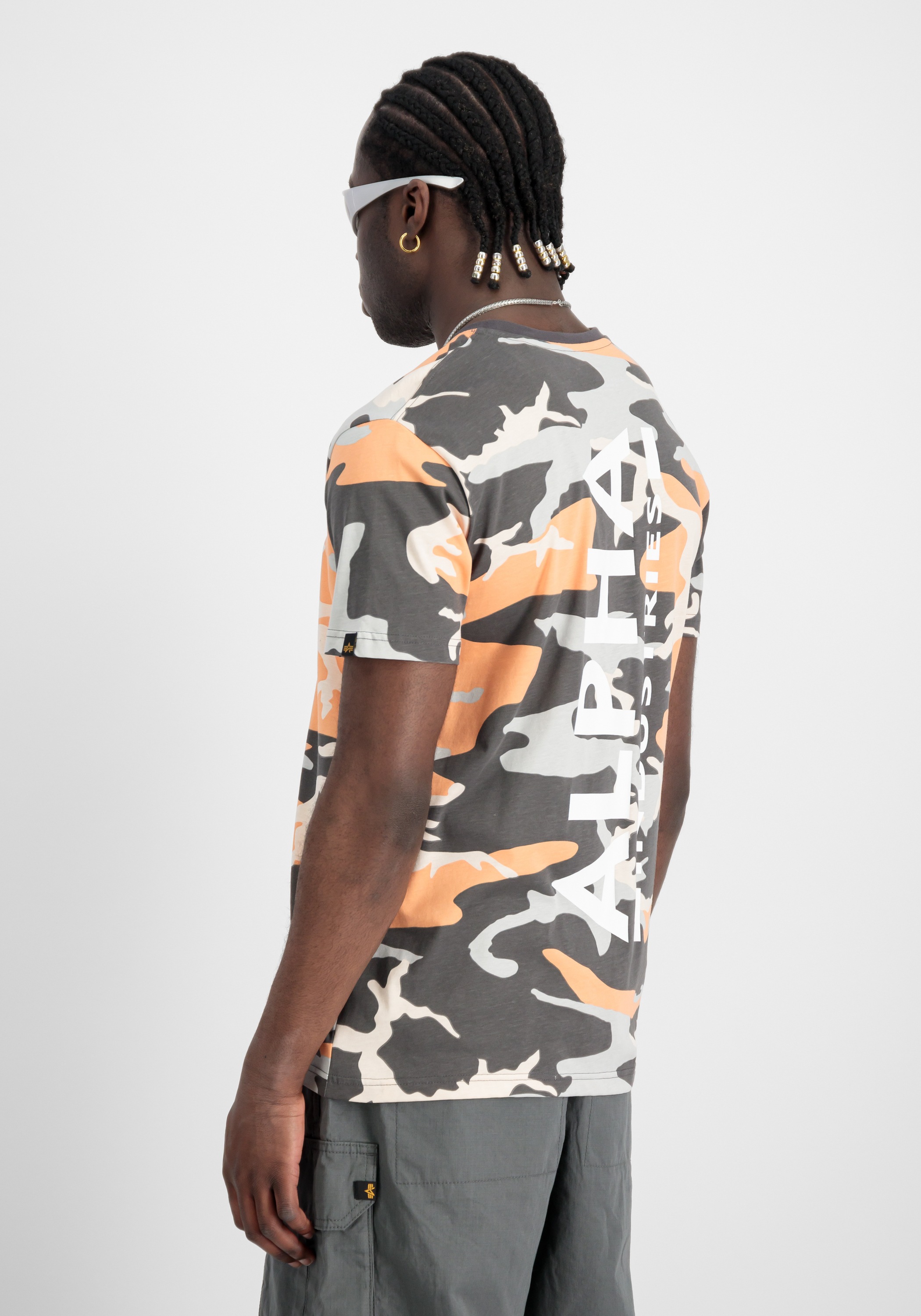 Alpha Industries T-Shirt »Alpha Industries Men - T-Shirts Backprint T Camo«