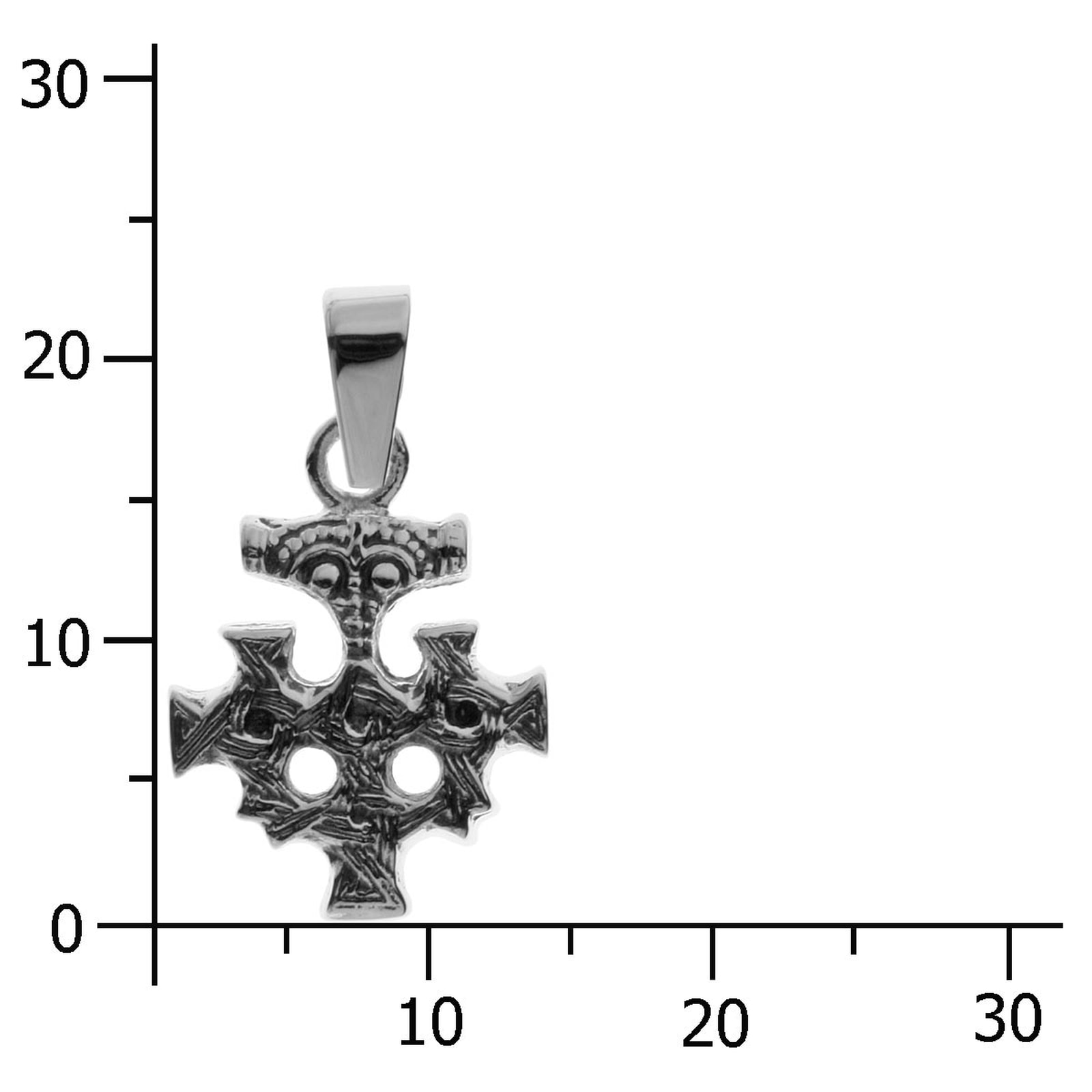 OSTSEE-SCHMUCK Kettenanhänger »- Hiddensee 15 x 13 mm - Silber 925/000 -,«