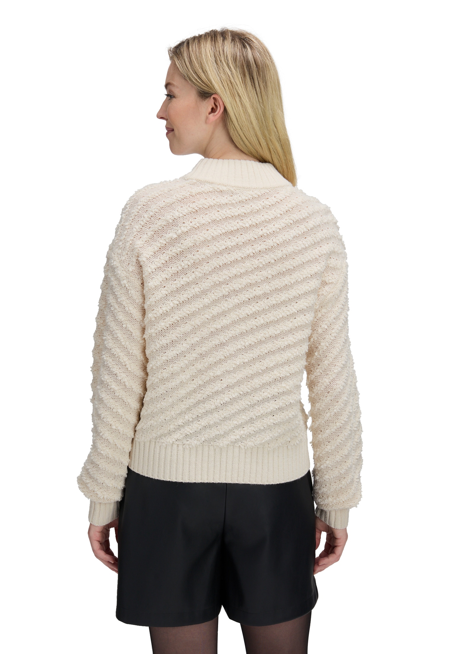 Betty&Co Strickpullover »Strickpullover mit Struktur«