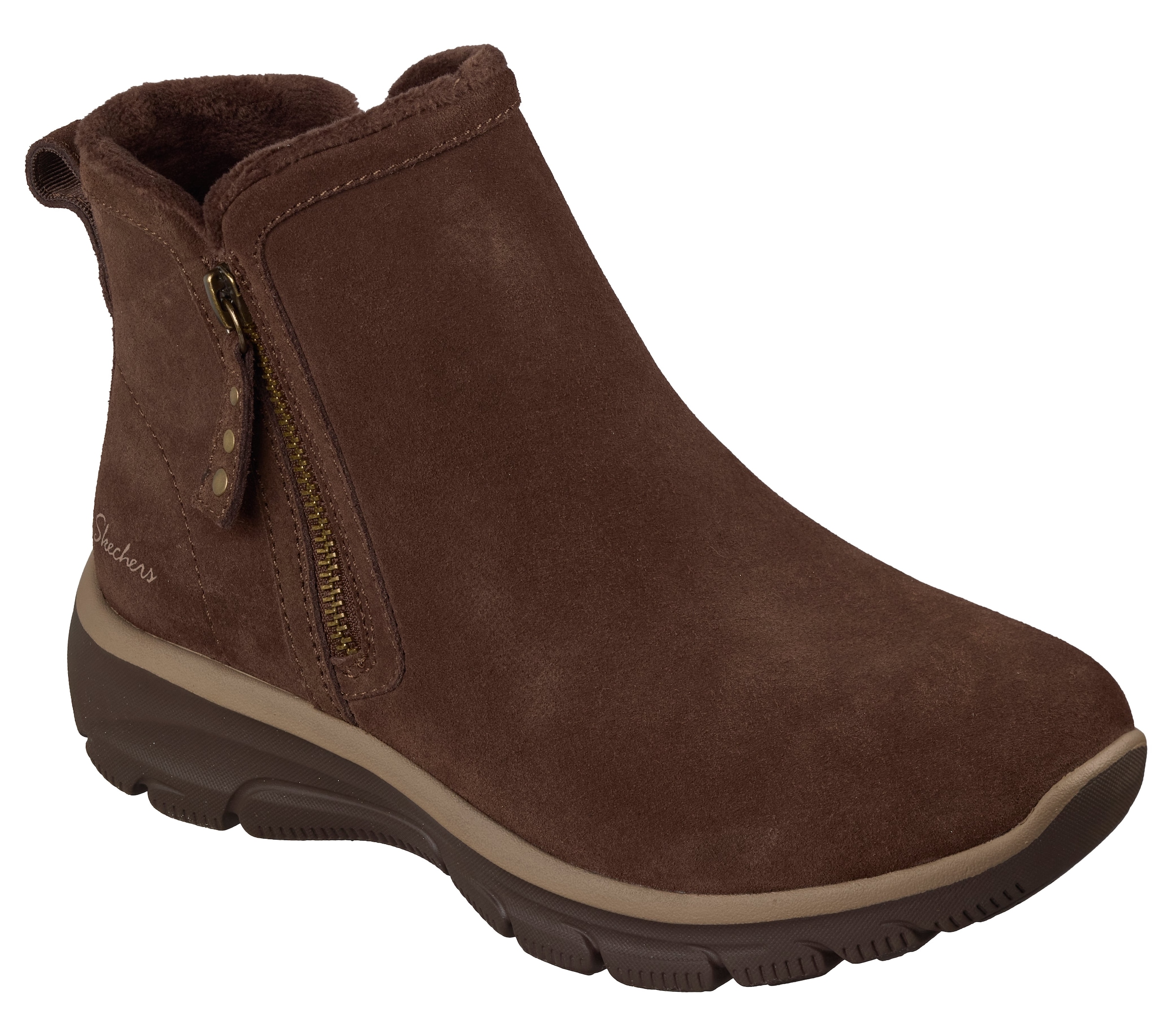 Skechers Winterboots »EASY GOING-«  Stiefelette mit Reißverschluss und Air-Cooled Memory Foam