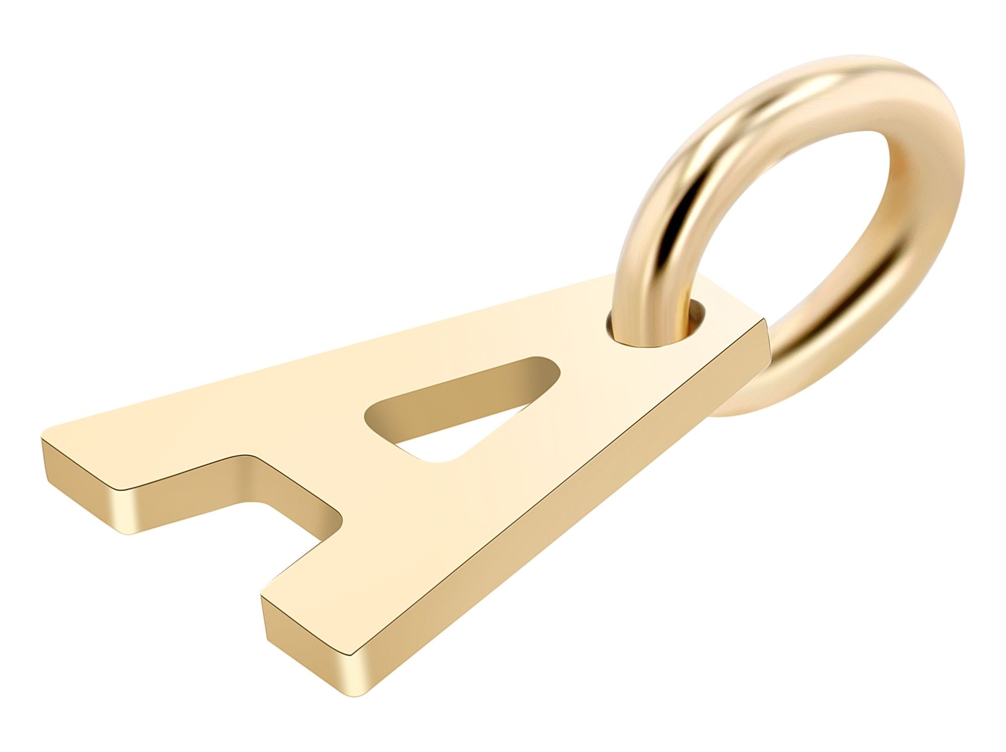 Adelia´s Buchstabenanhänger »Unisex Anhänger ¿ Buchstabe N Buchstabenanhänger aus 375 Gold«