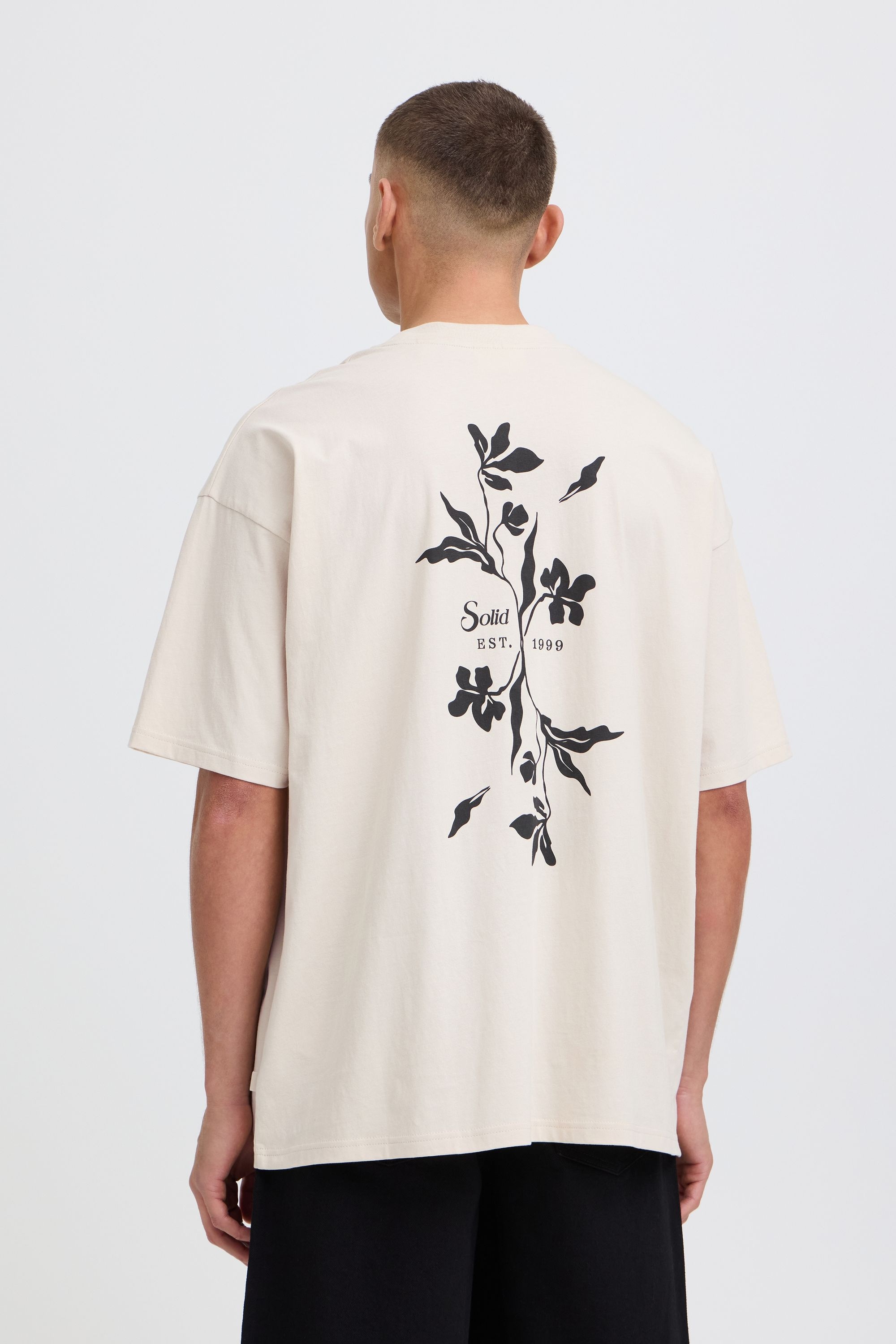 !Solid Rundhalsshirt »Rundhalsshirt SDAmon Oversized«