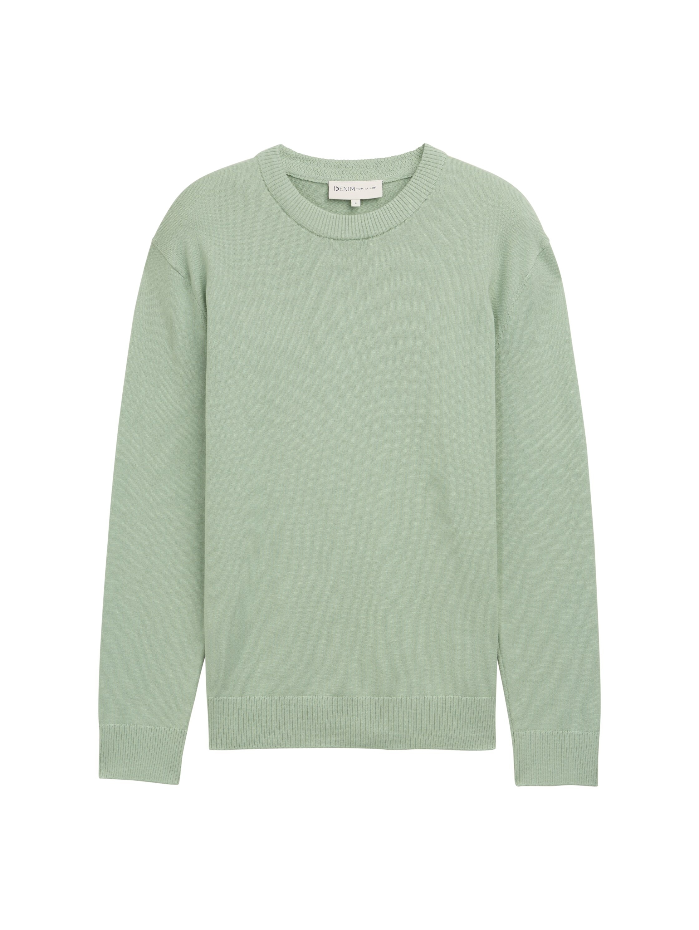 TOM TAILOR Denim Strickpullover in melierter Optik