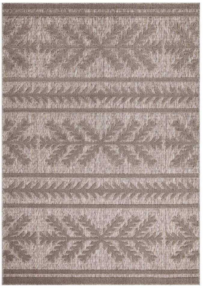 Carpet City Teppich »In-& Outdoorteppich Santorini 411, 3D-Effekt, Boho-Optik«, rechteckig, 5 mm Höhe, Wetterfest & UV-beständig für Terrasse, Balkon, Küche, Flur