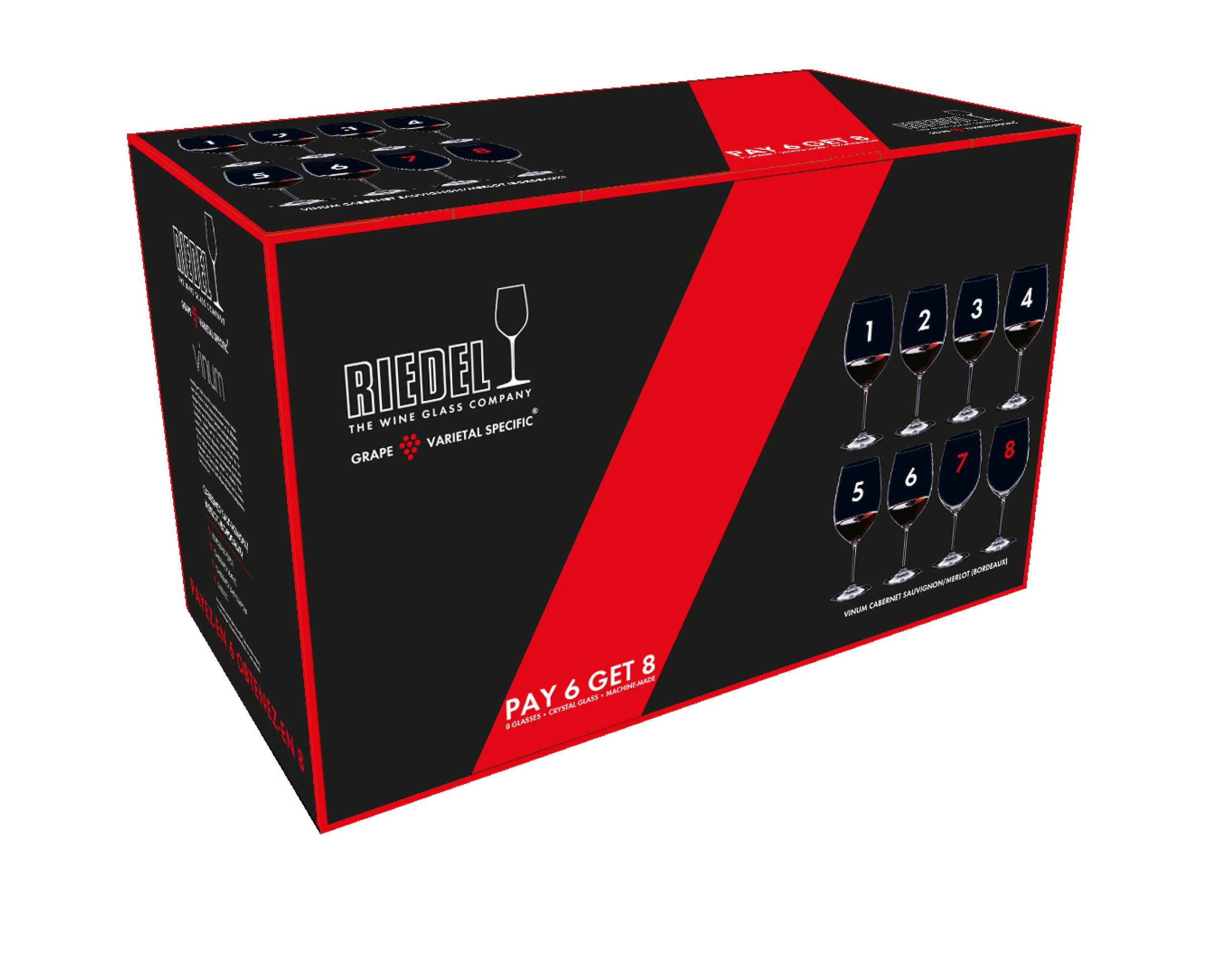 RIEDEL THE WINE GLASS COMPANY Rotweinglas »Vinum«