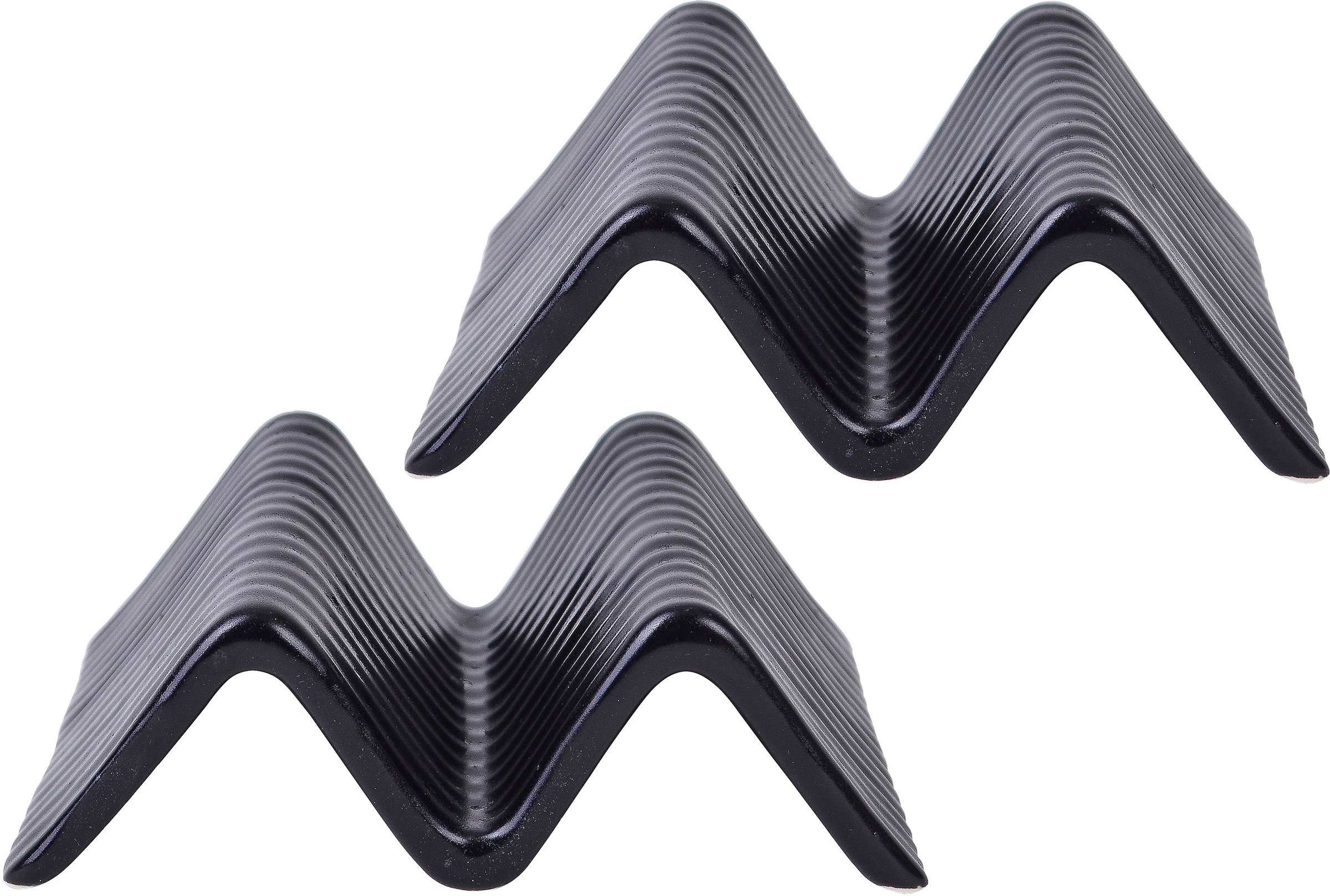 CreaTable Servierplatte »Taco Stand«, (Set, 2 tlg.), Servier Set, schwarz,... kaufen