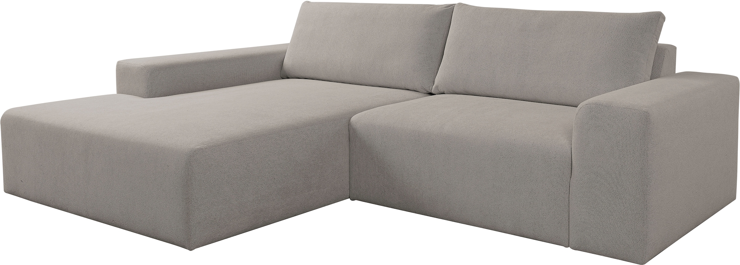 WERK2 Ecksofa »Rio, elegant und bequem, Breite 262cm, L-Form«, Puristisches Design mit maximalem Komfort