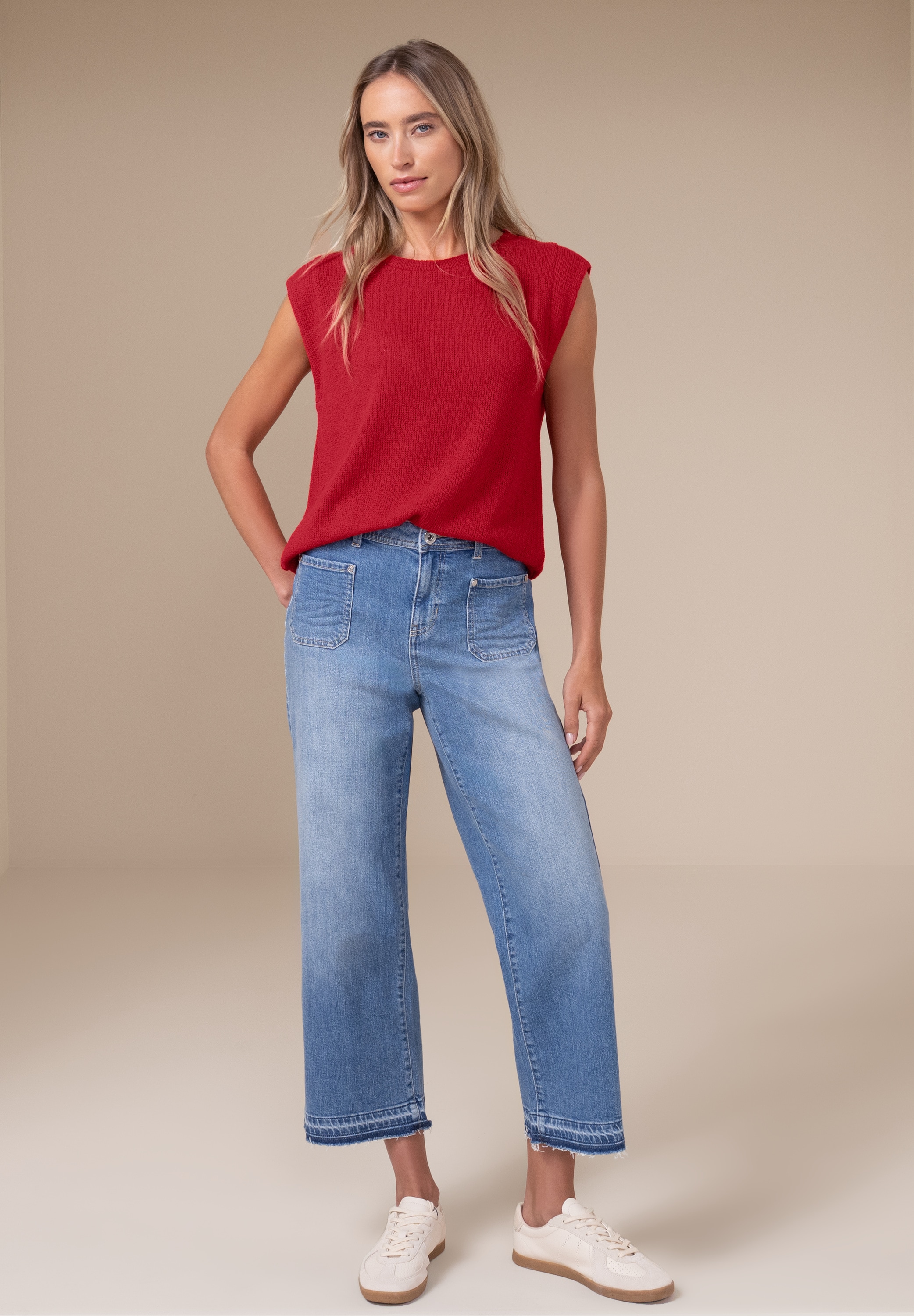 STREET ONE Stricktop im Strick-Look