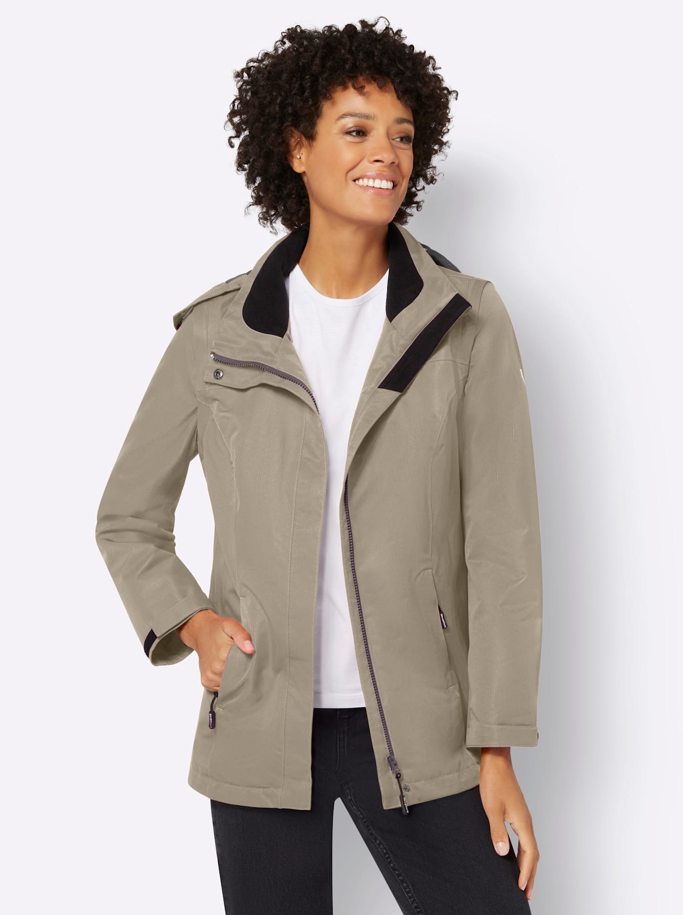 Casual Looks Funktionsjacke, mit Kapuze