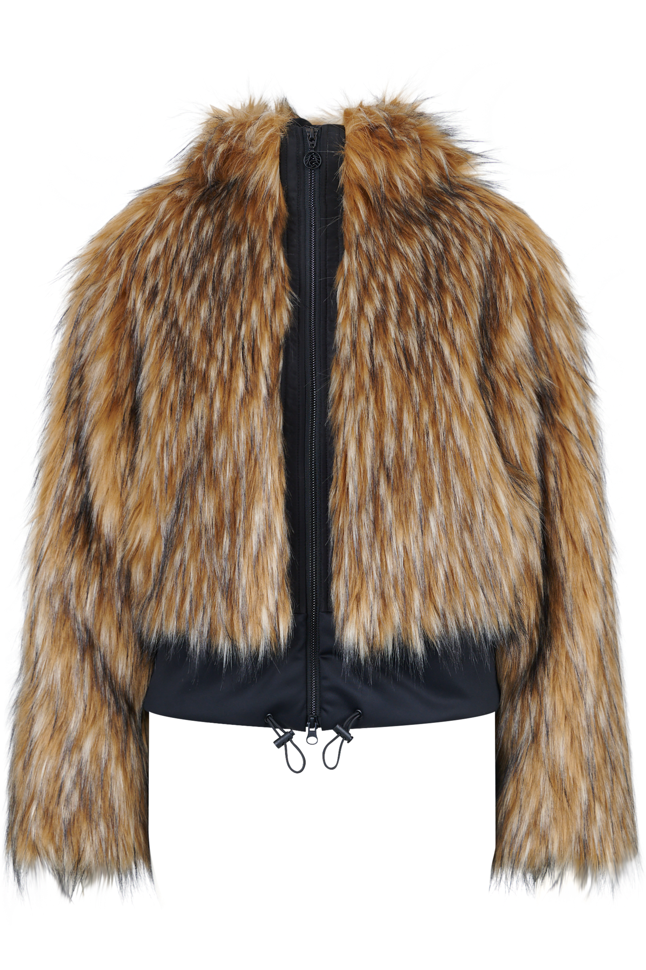 Sportalm Kitzbühel Fellimitatjacke mit Kapuze Regular fit mit Rundhalsausschnitt