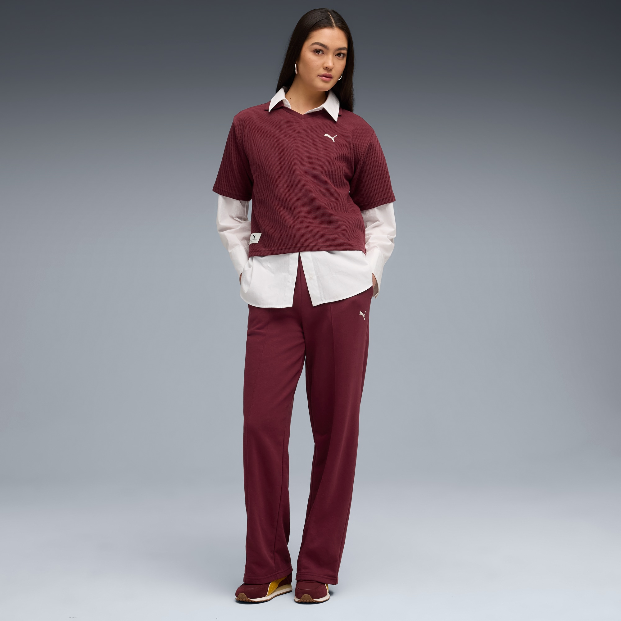 PUMA Trainingshose »CLASS COMFORT PINNACLE HIGH-WAIST STRAIGHT PANTS TR OP«
