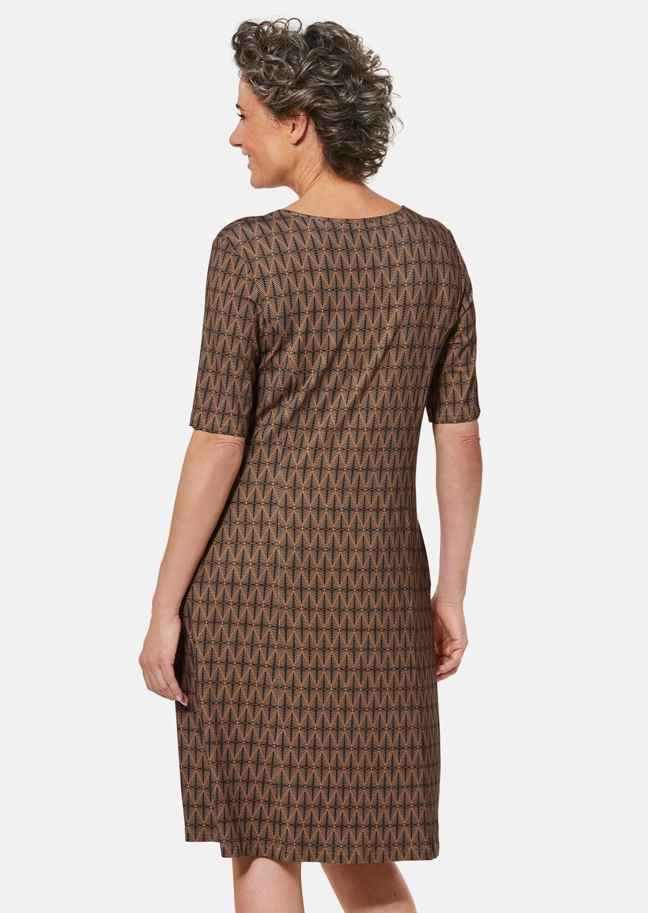 GOLDNER Druckkleid »Elastisches Jerseykleid mit modischem Druck«