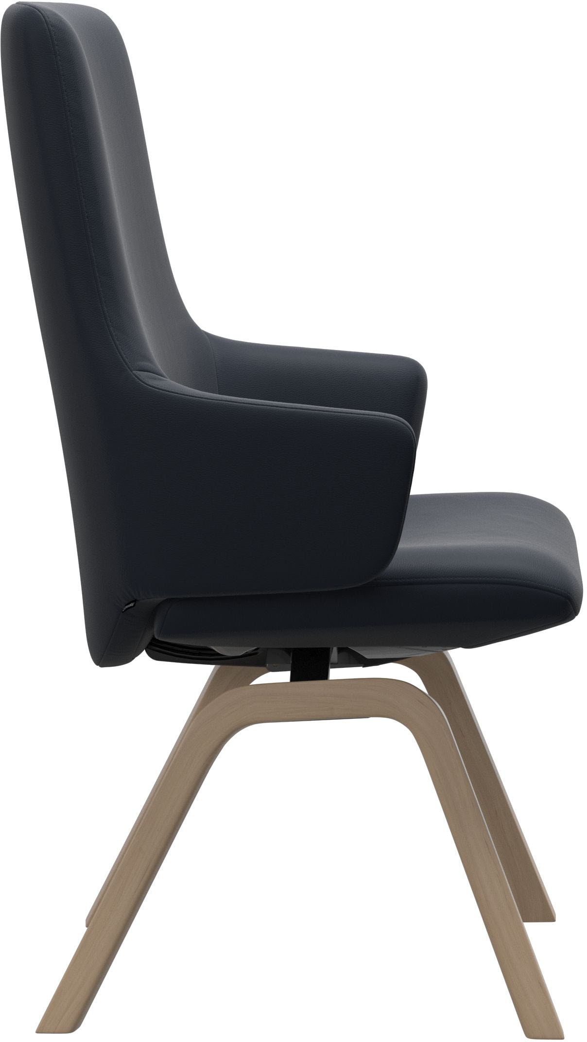 Stressless® Polsterstuhl »Laurel«, Leder PALOMA, High Back mit Armlehne, Größe L, mit schräggestellten Beinen in Eiche