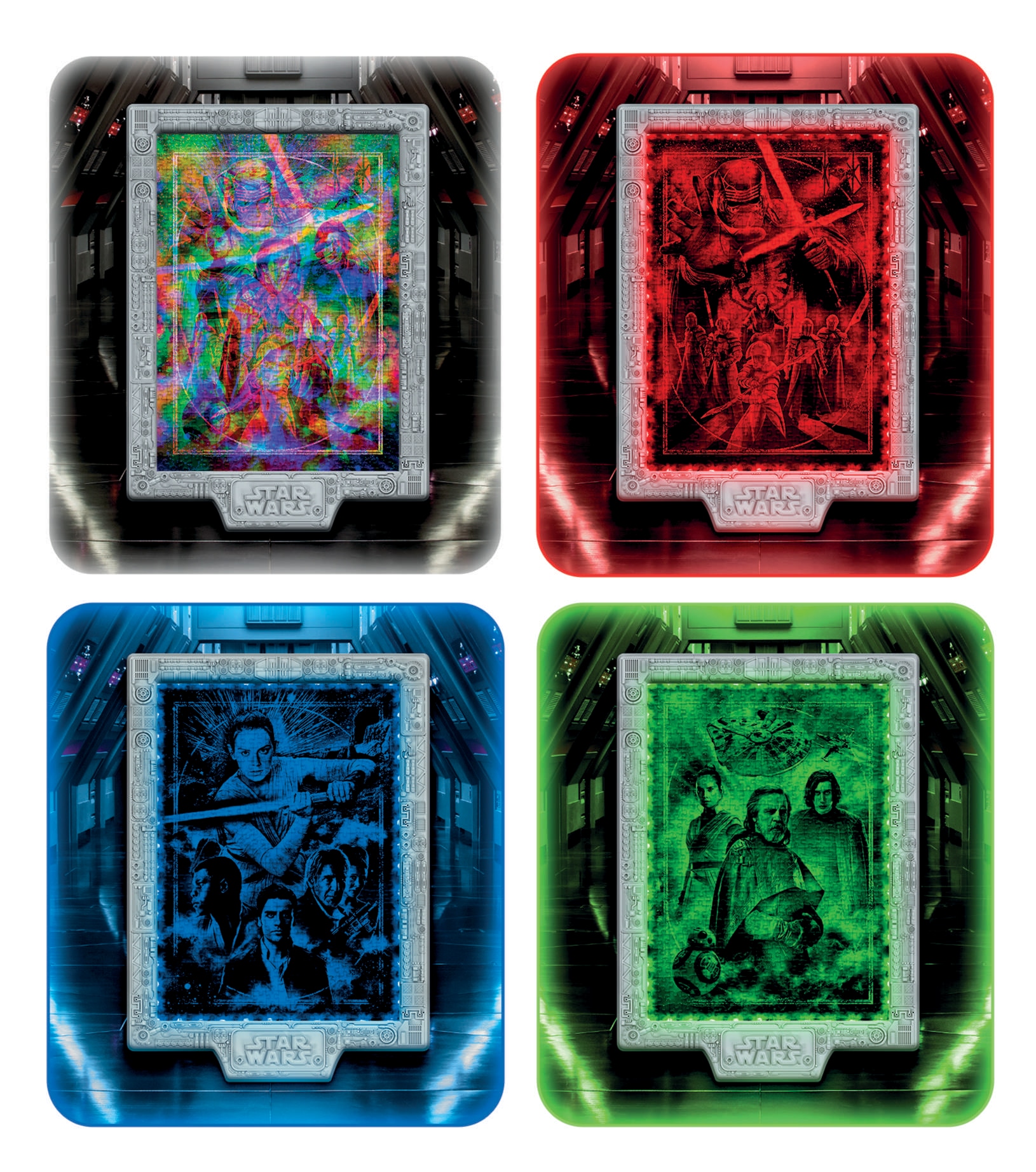 Clementoni® Puzzle »Star Wars - The Metamorphic Art Collection Episode 7-8-9« Mit Licht; Made in Europe