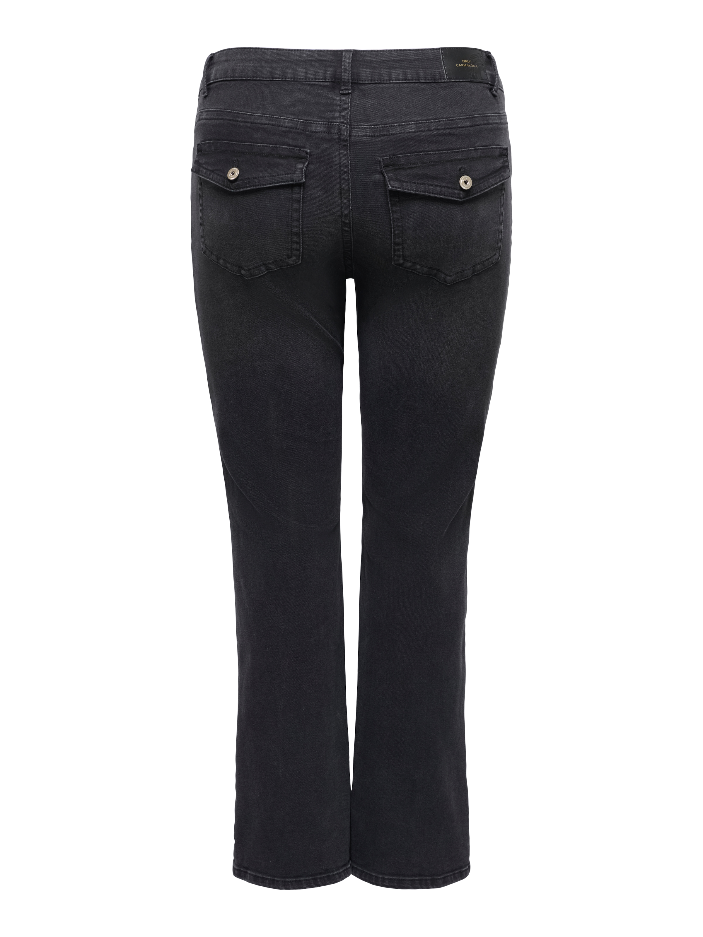 ONLY CARMAKOMA Bootcut-Jeans »CARPHOEBE REG BACK POC FLA PIM342 NOOS« Baumwollmischung, Regular Waist