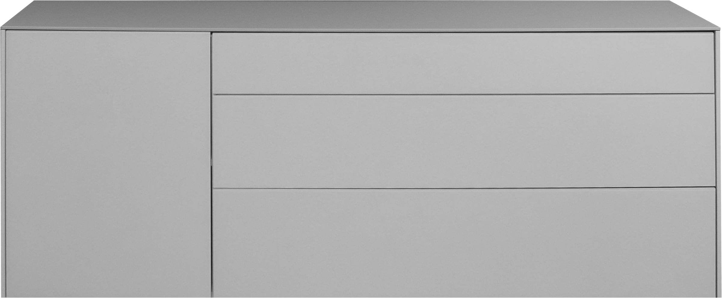 Mäusbacher Lowboard »Imola TOPSELLER!«, Mäusbacher Lowboard, mit Glasfront und Glasoberplatte, 1 Schublade