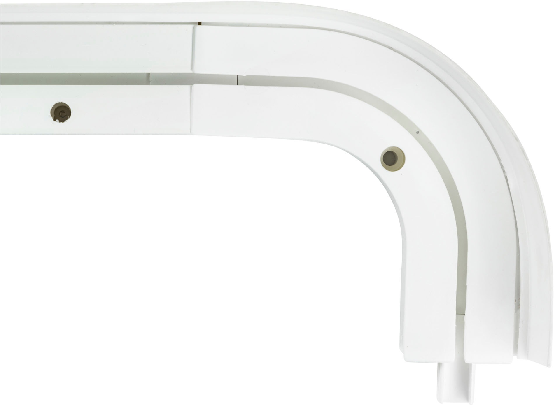SN DECO GROUP Gardinenschiene »SH1 mit Blende 7,5 cm«, 1 läufig-läufig, Fixmaß, mit Blende 7,5 cm