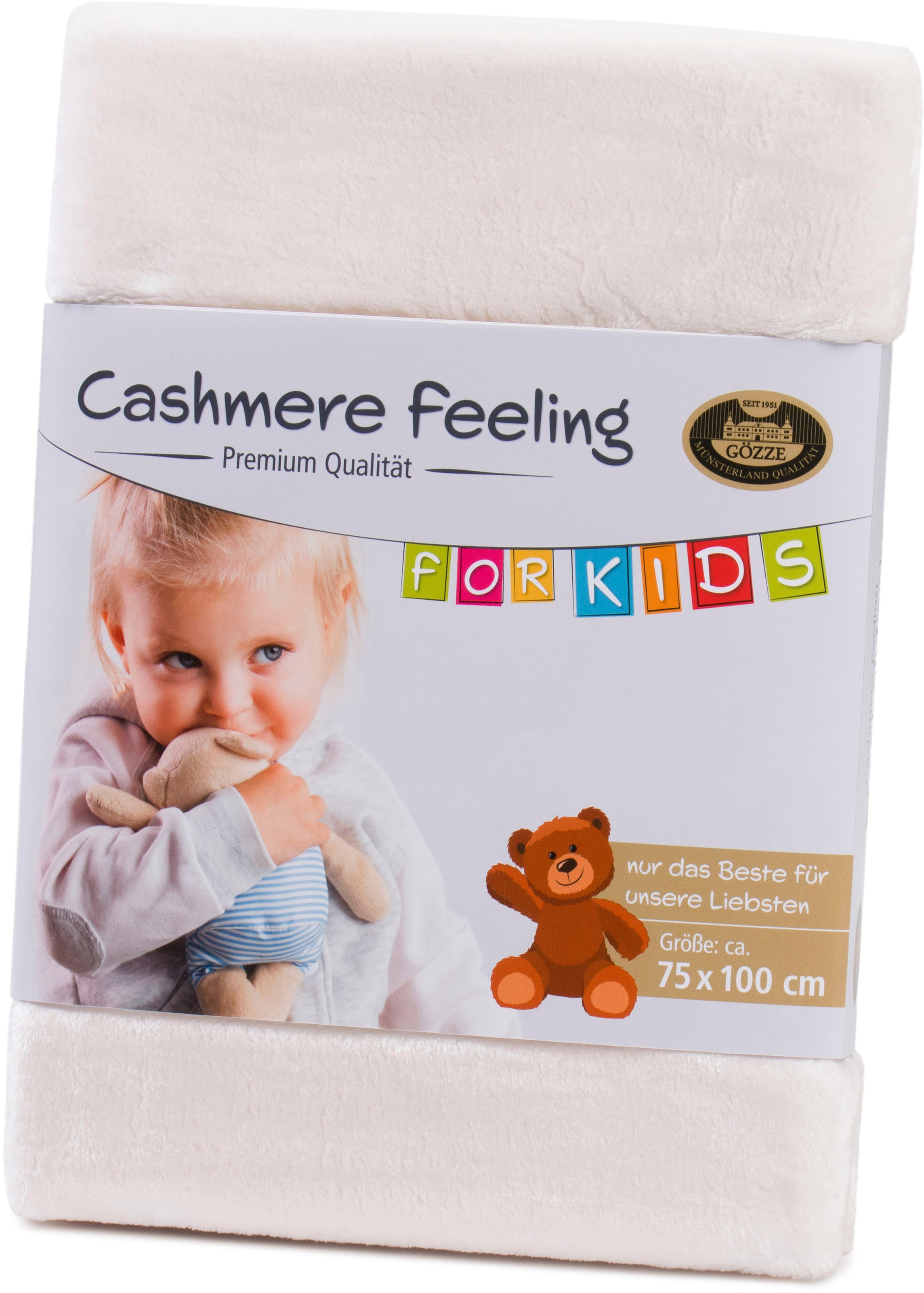 Gözze Kinderdecke »Premium Cashmerefeeling«, kuschelig warm