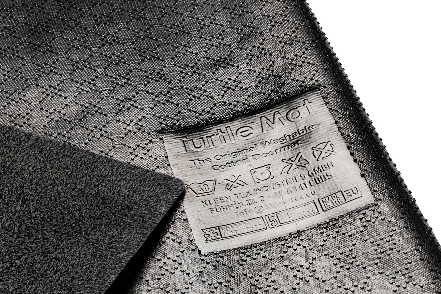 Turtle Mat Fußmatte »Grey«, rechteckig, 8 mm Höhe