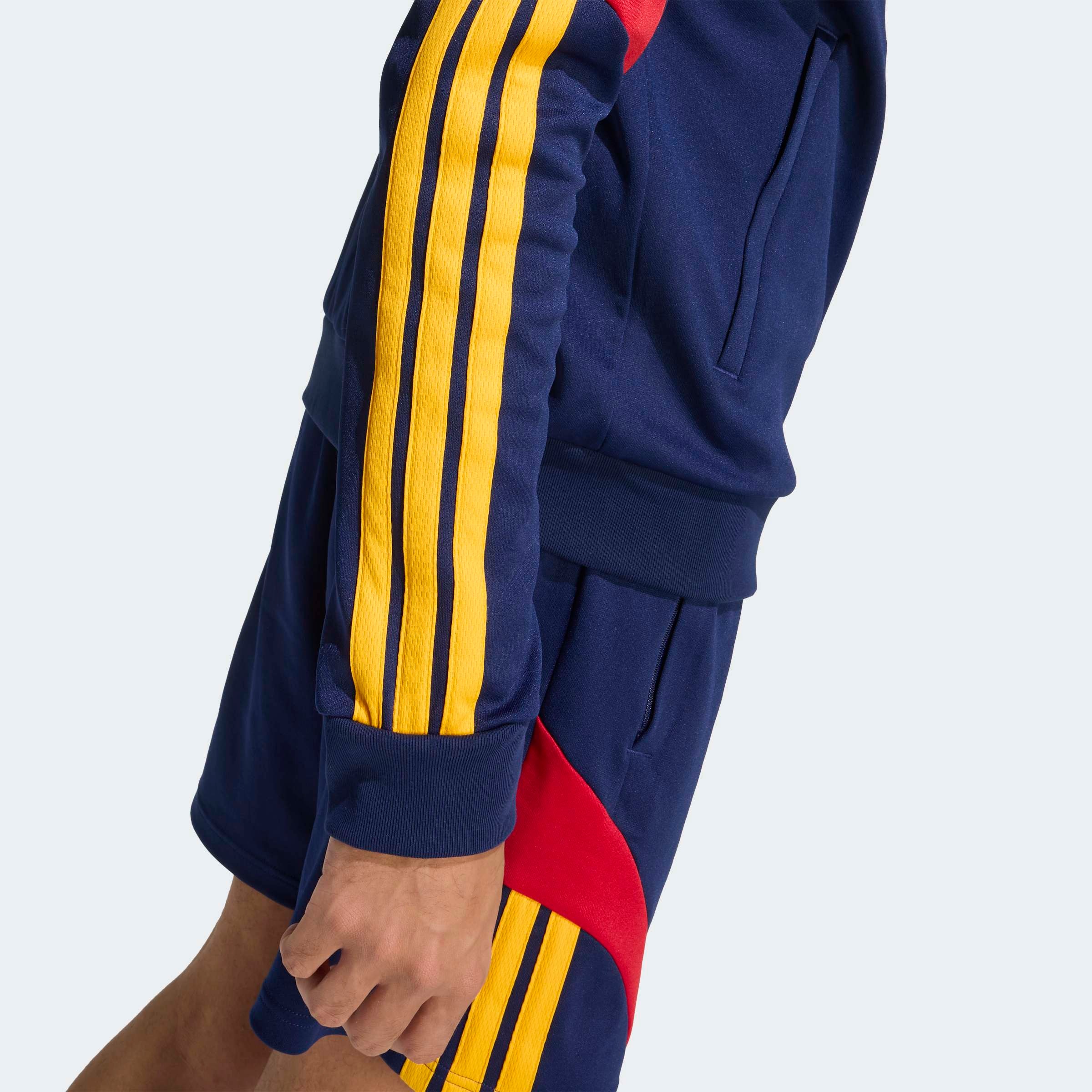 adidas Sportswear Trainingsjacke »HOUSE OF TIRO NATIONS PACK TRACK« mit Reißverschluss, aus Baumwolle