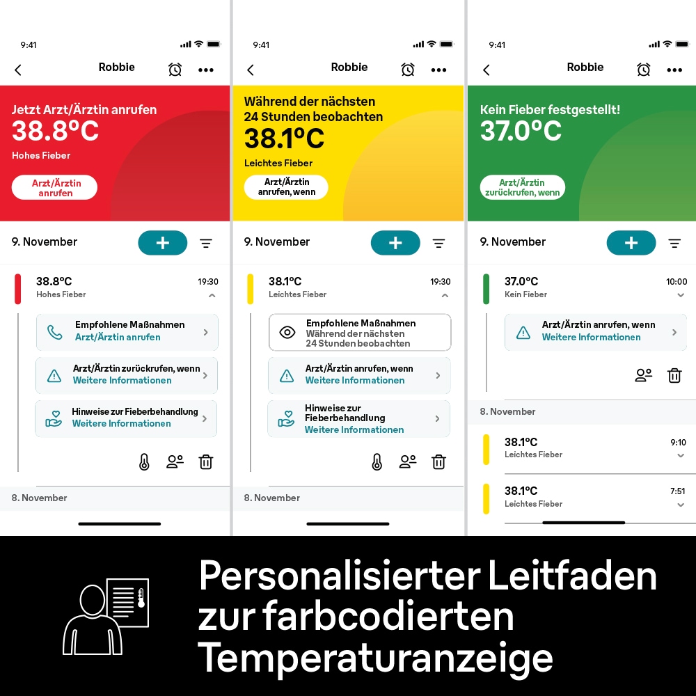 Braun Fieberthermometer »ThermoScan® 7+ connect Ohrthermometer IRT6575NWE«, Für alle Altersgruppen geeignet, einschließlich Neugeborene, Bluetooth