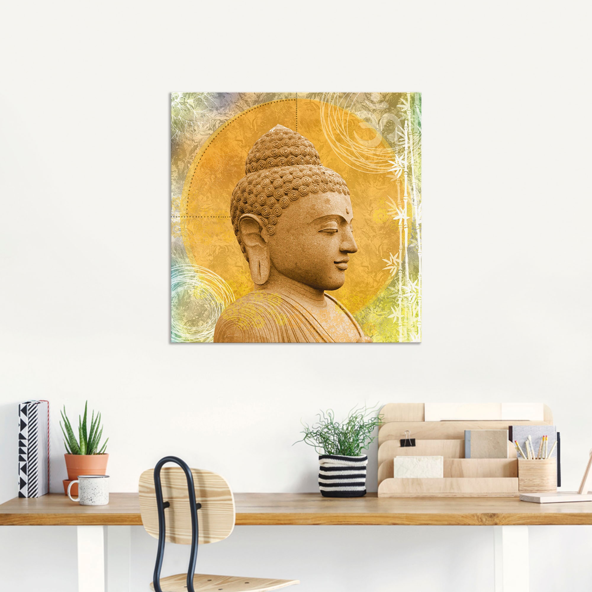 Artland Wandbild »Buddha II« Spa 1 Stk. tlg. als Alubild, Outdoorbild, Leinwandbild, Wandaufkleber, versch. Größen