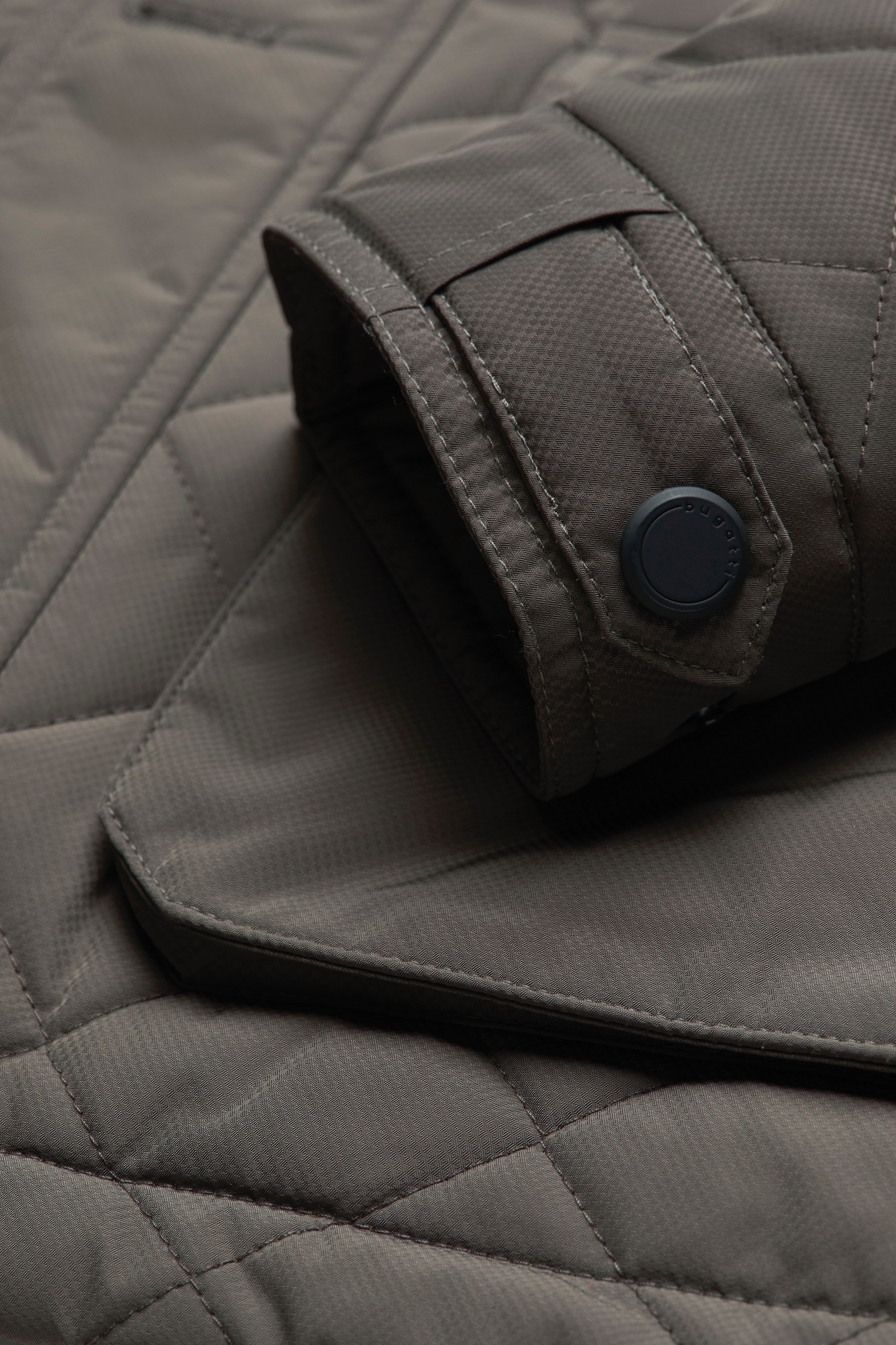 bugatti Langjacke, ohne Kapuze, im Rautenstepp