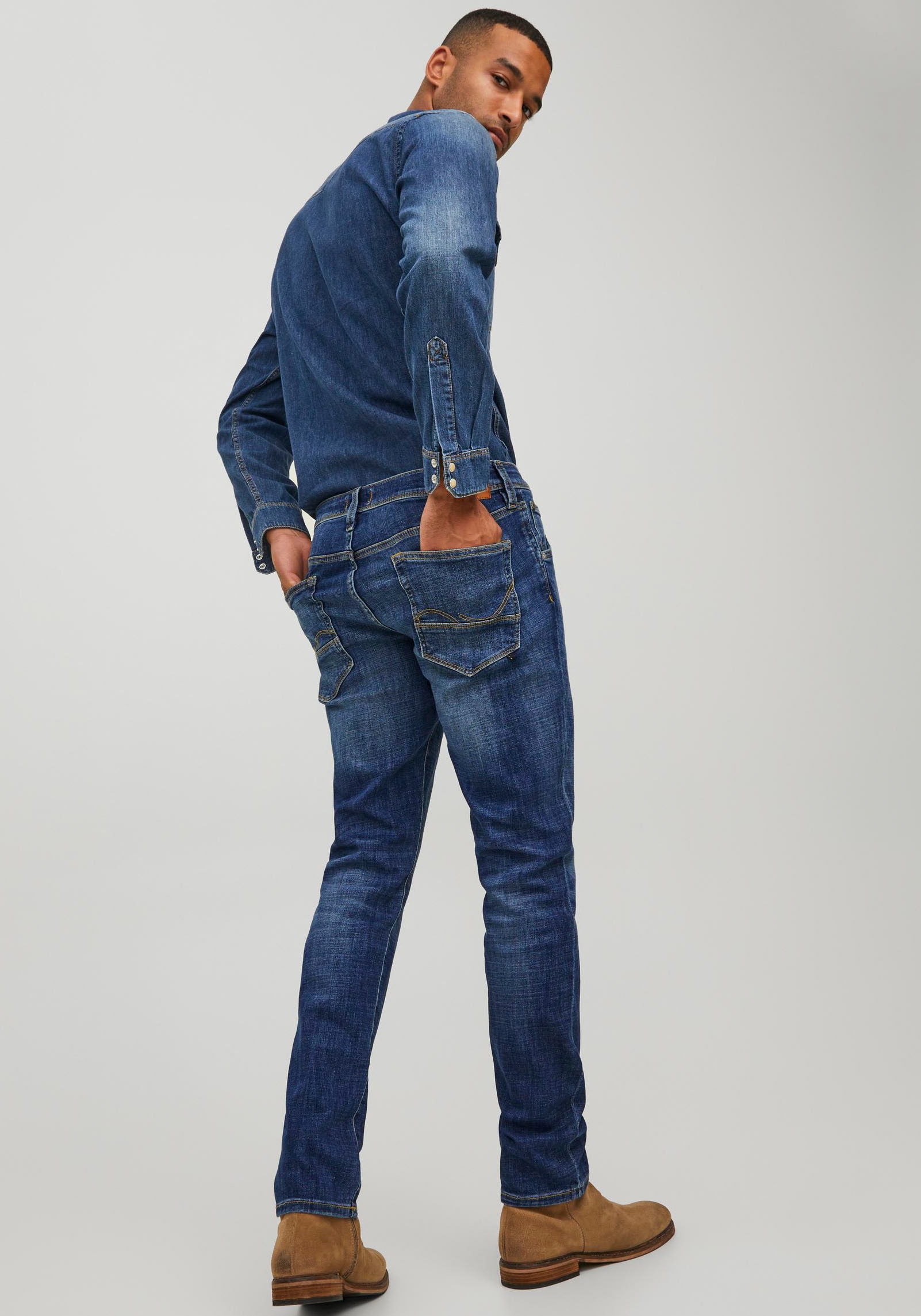 Jack & Jones Slim-fit-Jeans »JJIGLENN JJFOX AGI 304 50SPS NOOS«