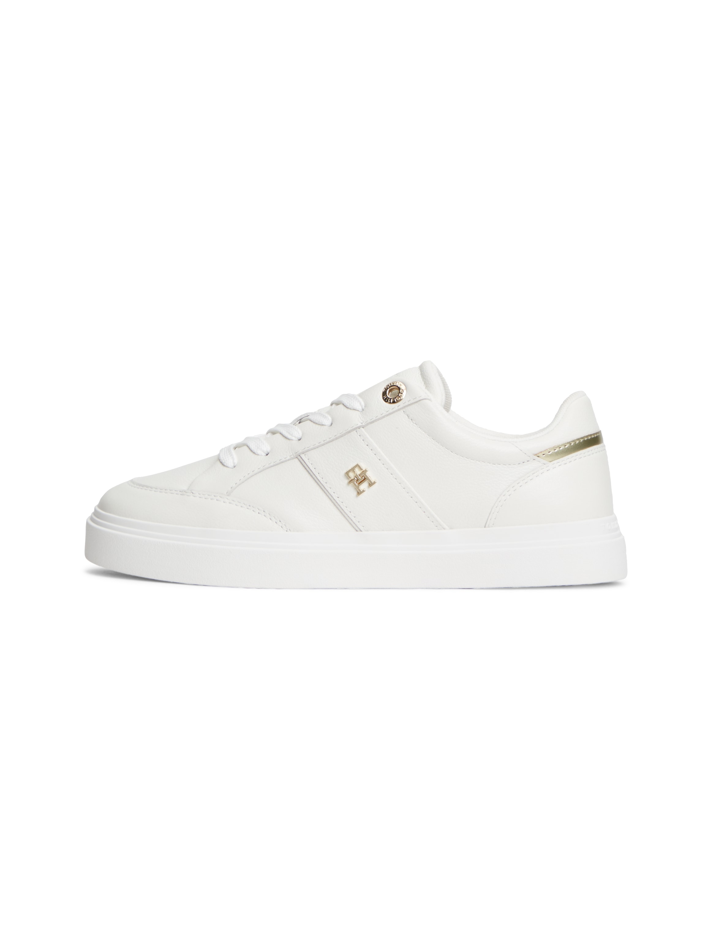 Tommy Hilfiger Plateausneaker »TH FEMININE CUPSOLE«  Freizeitschuh, Halbschuh, Schnürschuh mit seitlicher Applikation