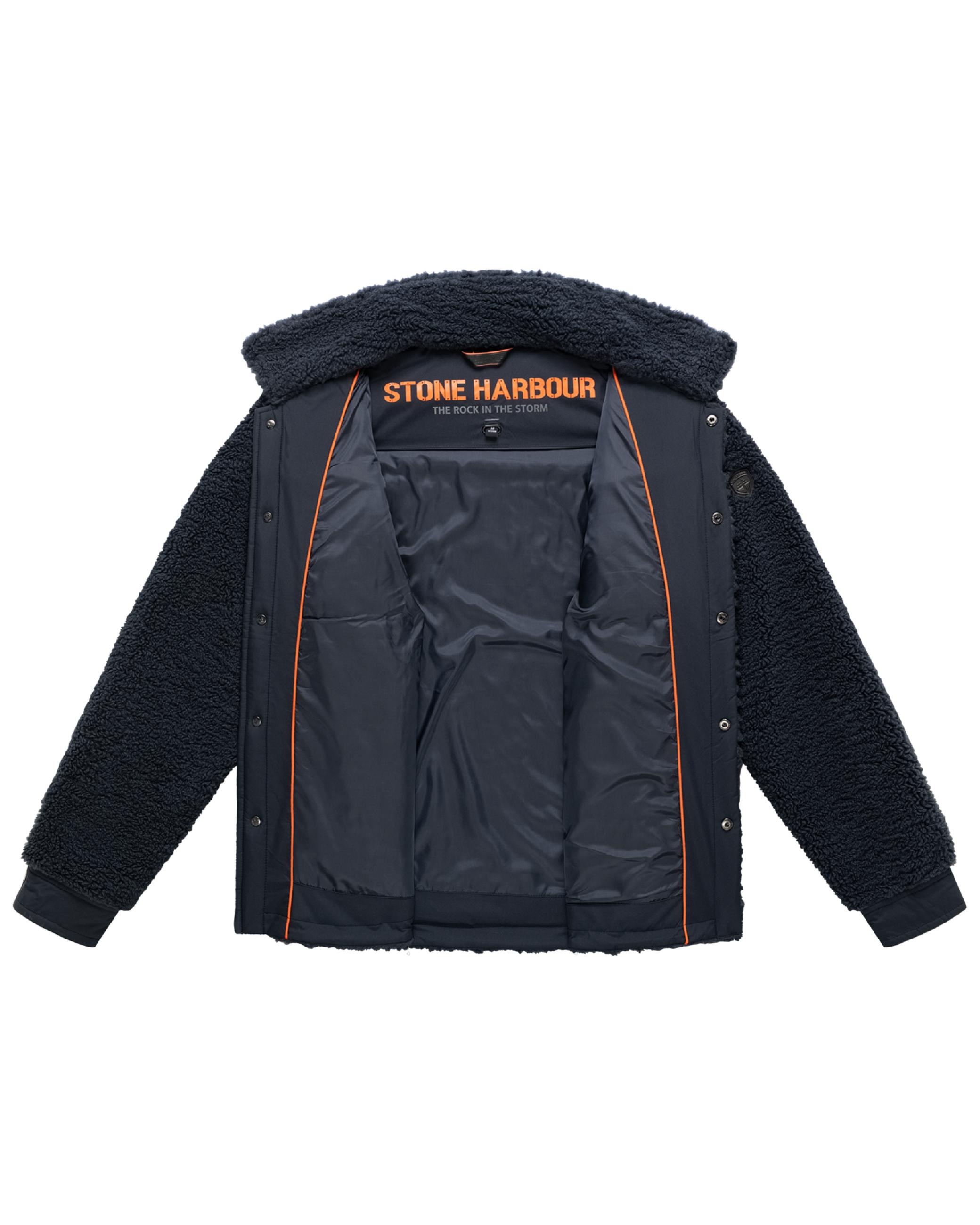 Stone Harbour Fellimitatjacke »Fellimitatjacke Taureek XX« ohne Kapuze Teddy Jacke mit Futter