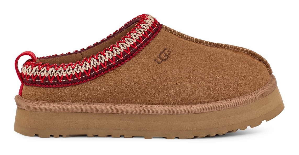 UGG Pantoffel »K TAZZ«, Plateau Clog, Mule, Hausschuh mit Zierborte