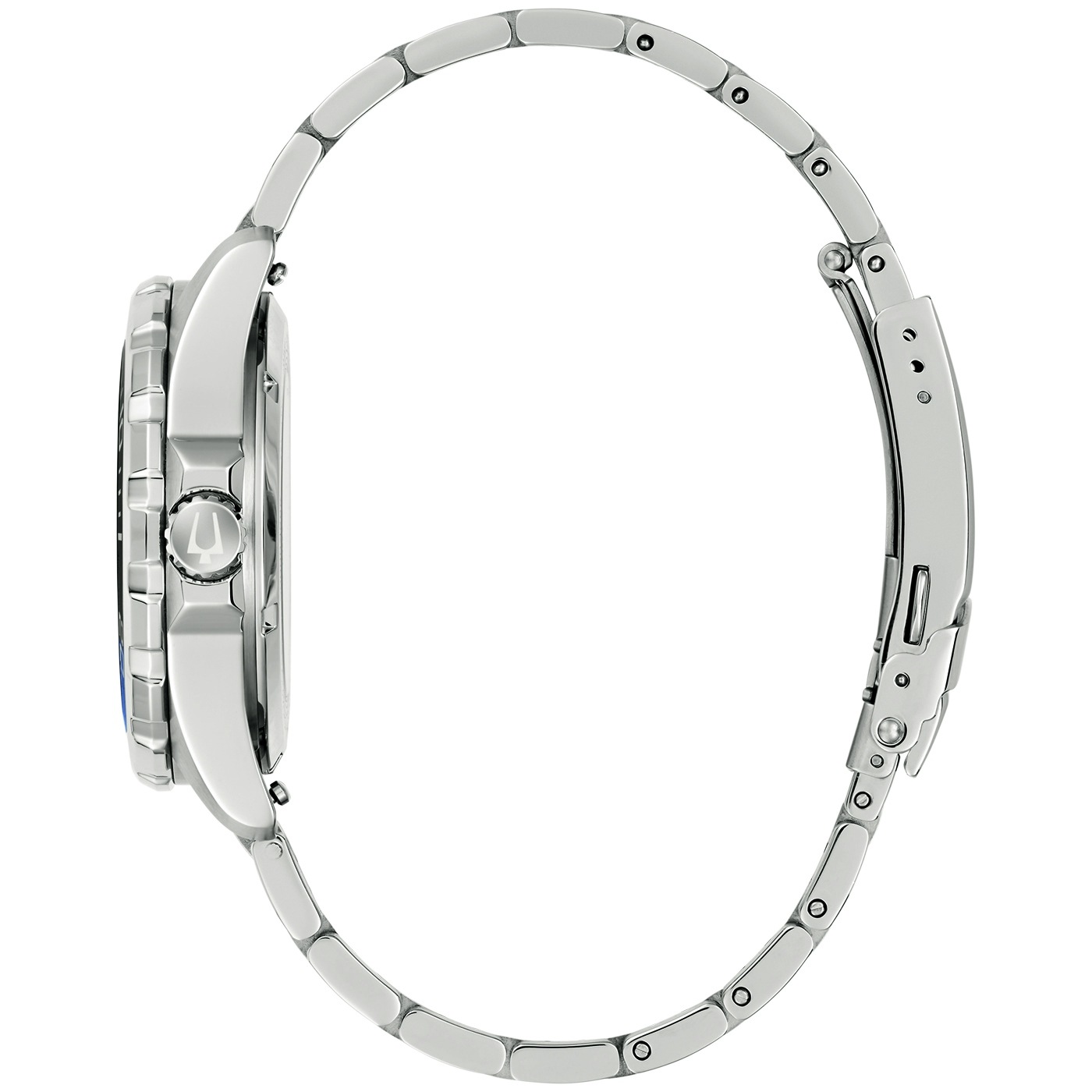Bulova Mechanische Uhr »Marine Star« Armbanduhr, Herrenuhr, Edelstahlarmband, analog, Big Date