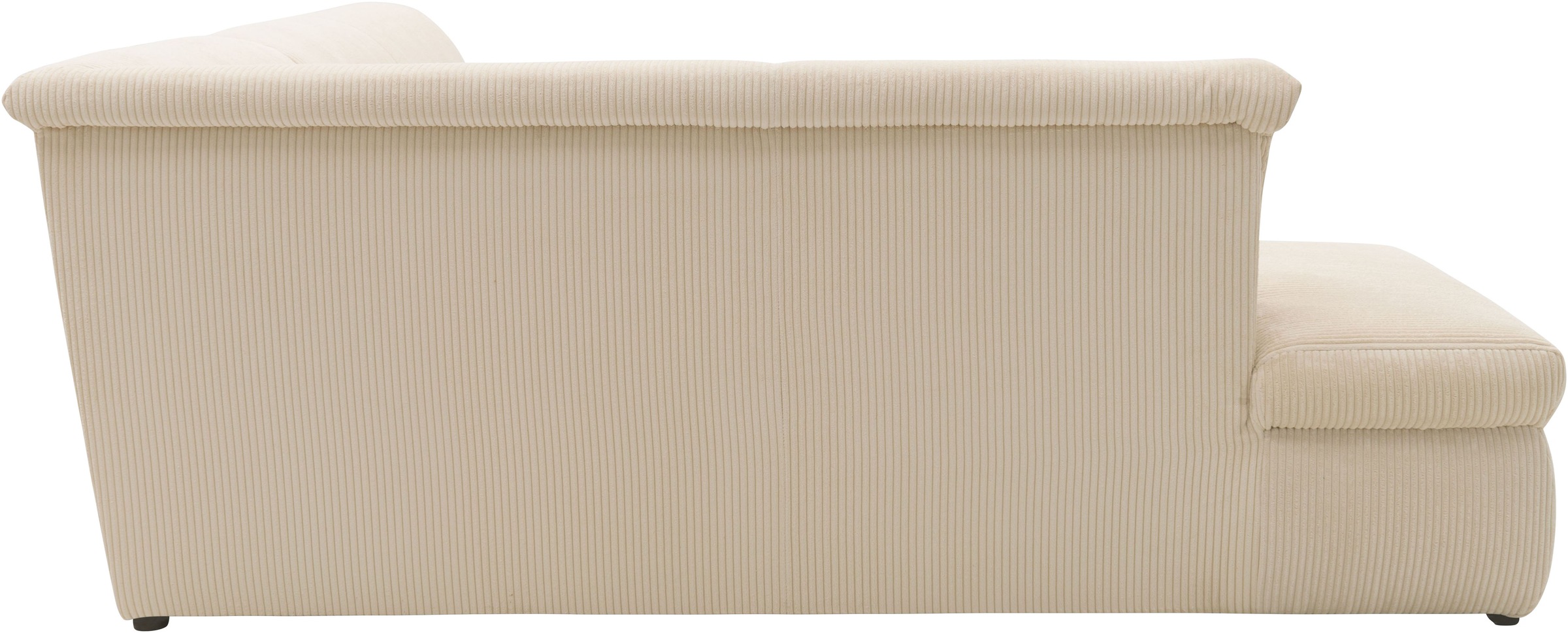 DOMO collection Ecksofa »Moric L-Form«, wahlweise mit Bettfunktion und Armlehnenverstellung, auch in Cord