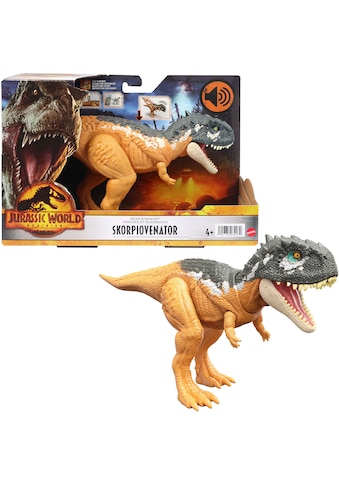 Mattel® Spielfigur »Jurassic World, Roar Strikers Skorpiovenator«, mit Soundeffekten kaufen