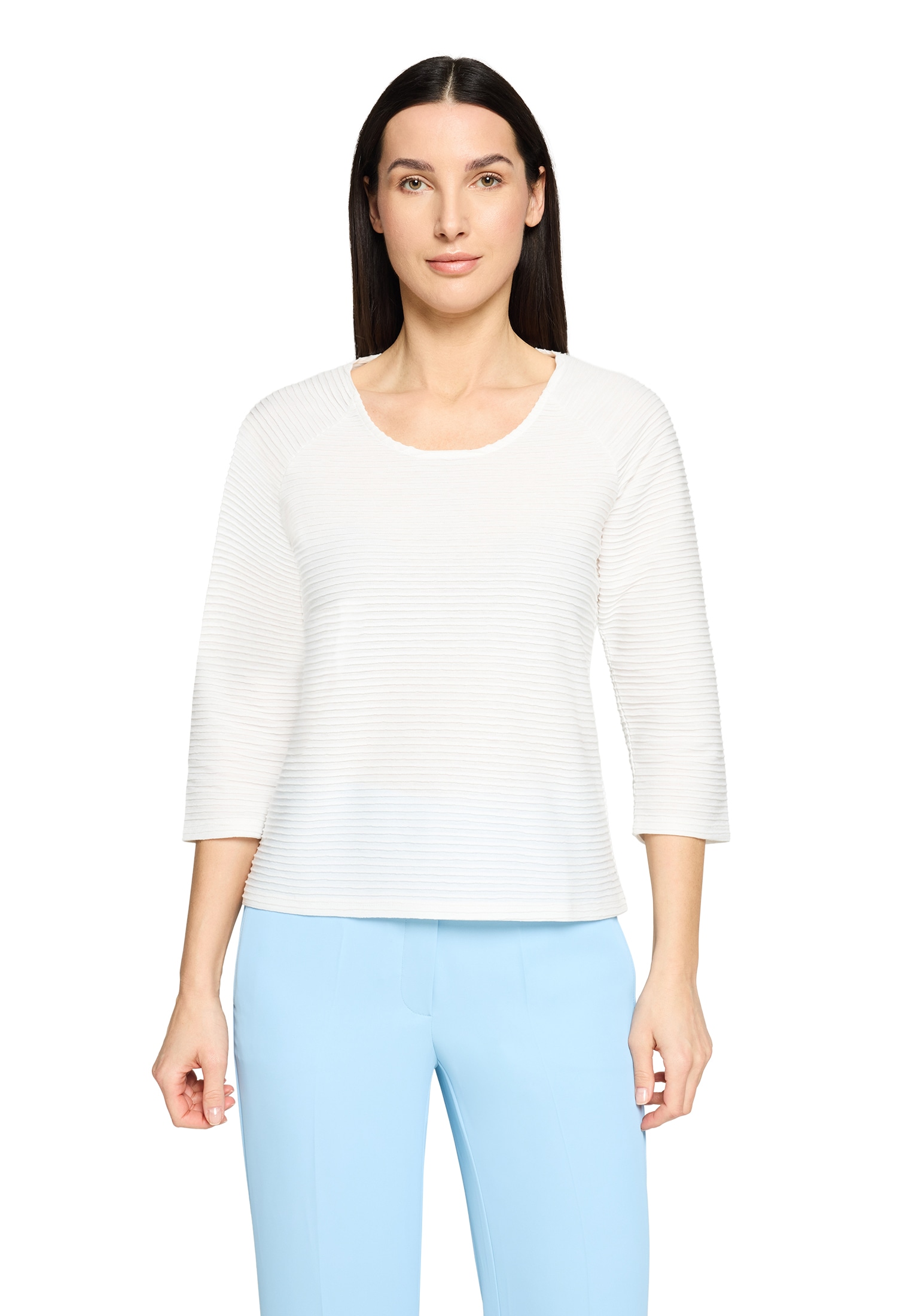 Betty Barclay Rundhalsshirt »Casual-Shirt mit Rippenstruktur«