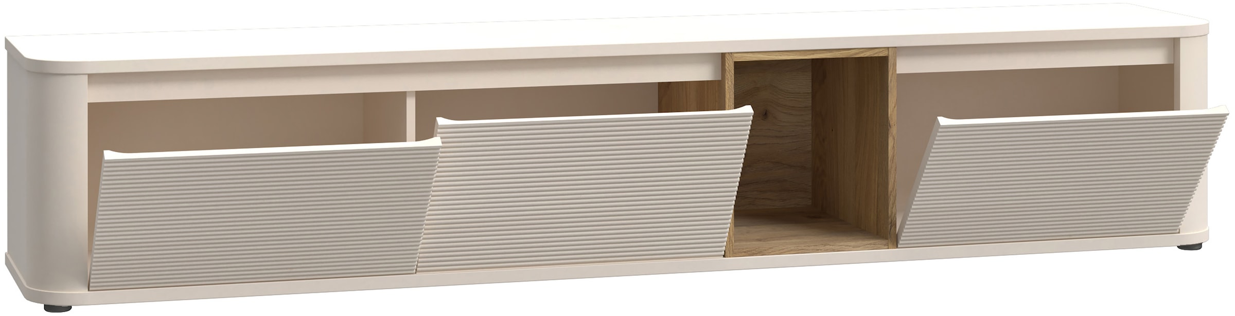 FORTE TV-Board B/H/T 215/41,5/41,3 cm , Stauraum, MDF Front