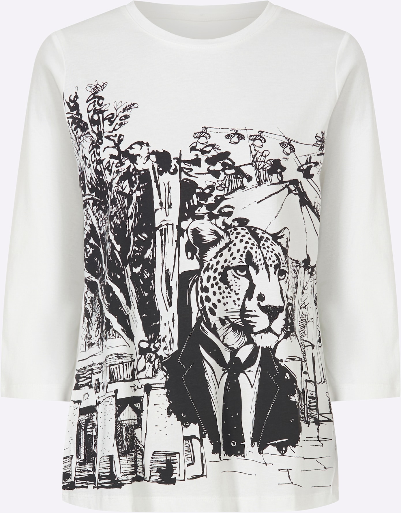 heine 3/4-Arm-Shirt »Druck-Shirt« 1