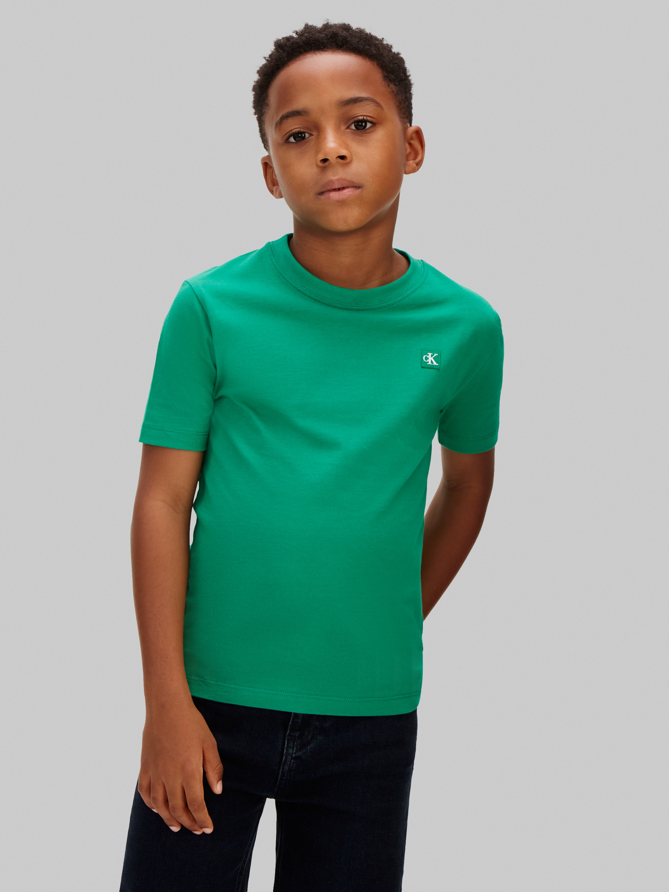Calvin Klein Jeans T-Shirt »MONO MINI BADGE T-SHIRT« Regular fit für Kinder