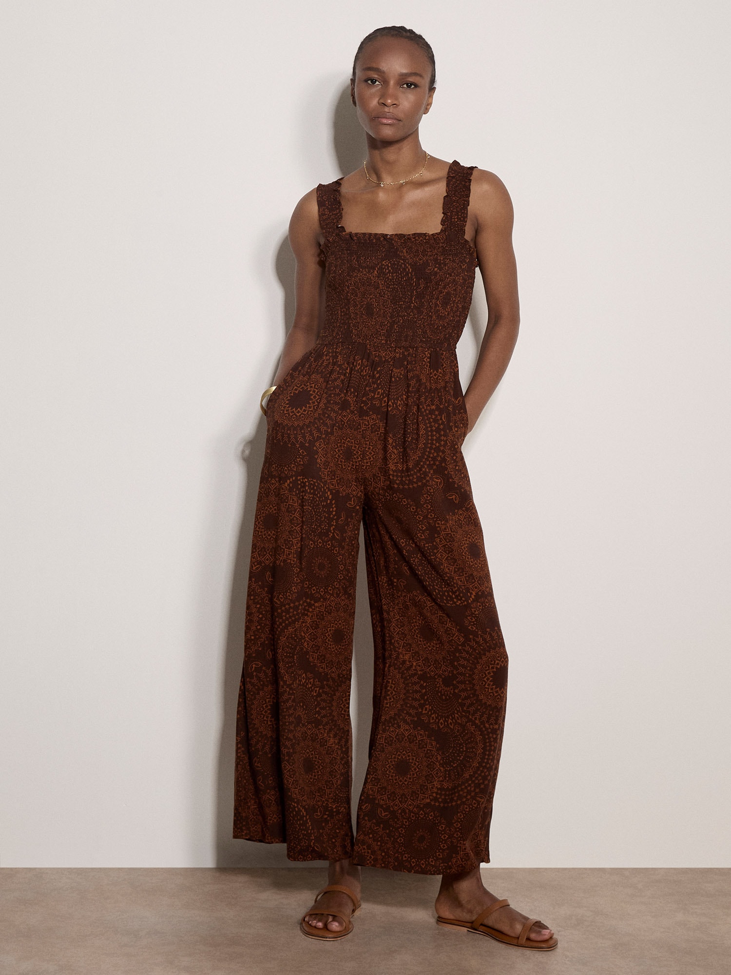 Apricot Jumpsuit »Jumpsuit« mit Smokdetails