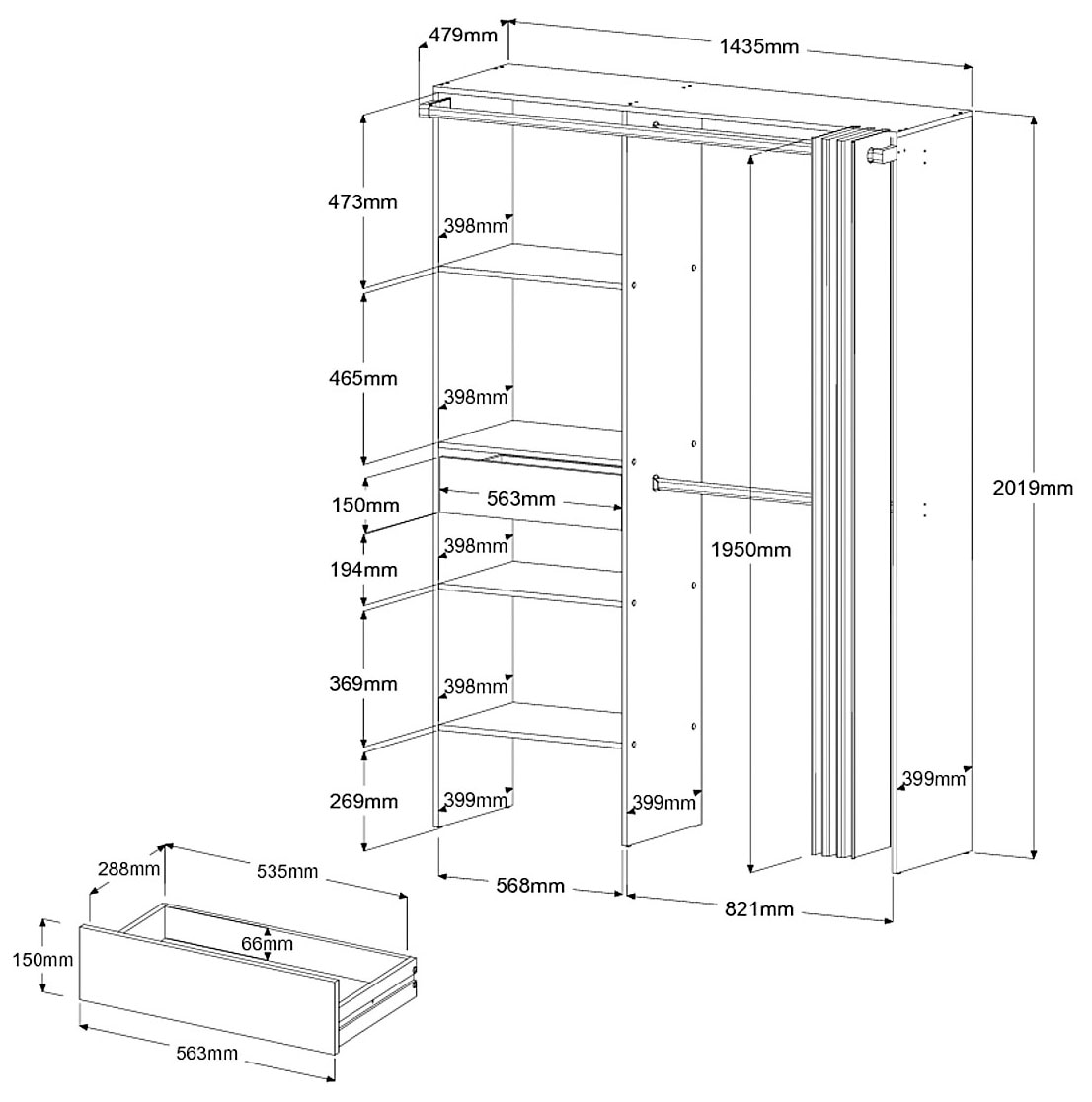 Parisot Jugendzimmer-Set »Parisot Cleo 11« Set, 2 tlg.